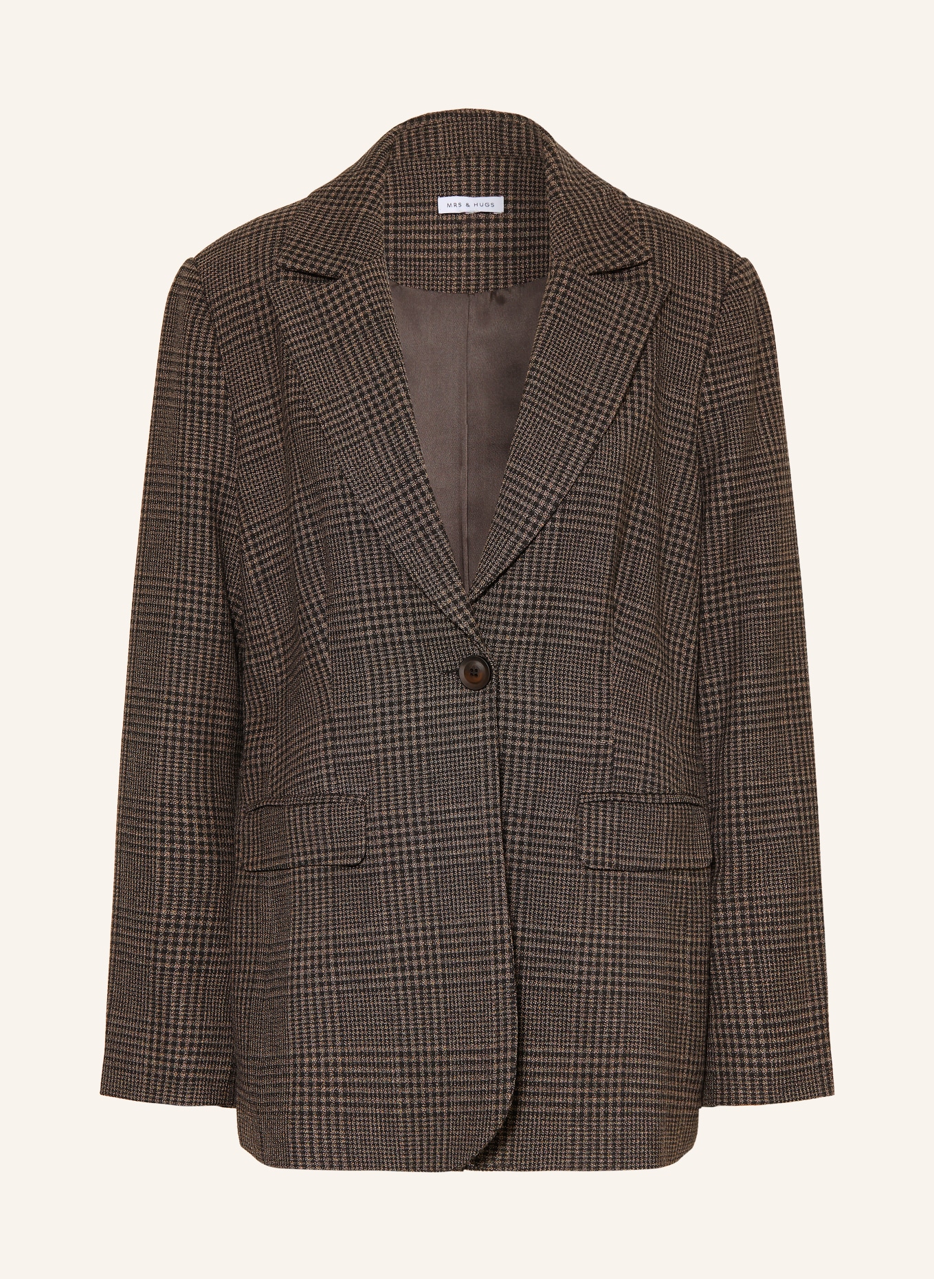 MRS & HUGS Blazer: BRAUN / SCHWARZ