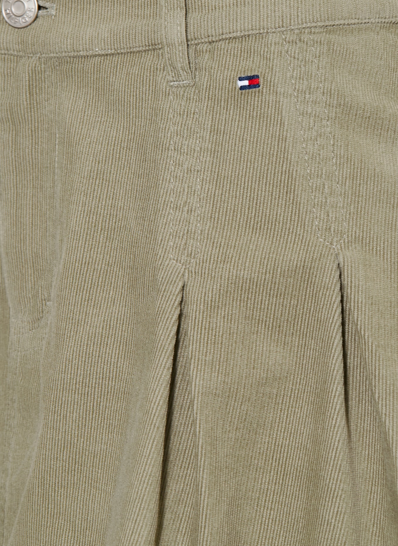 TOMMY HILFIGER Corduroy skirt: KHAKI