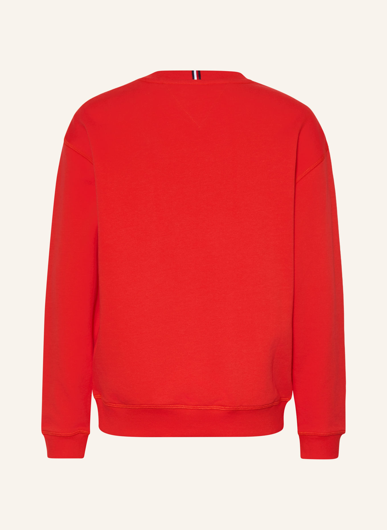 TOMMY HILFIGER Sweatshirt: RED / DARK BLUE / WHITE