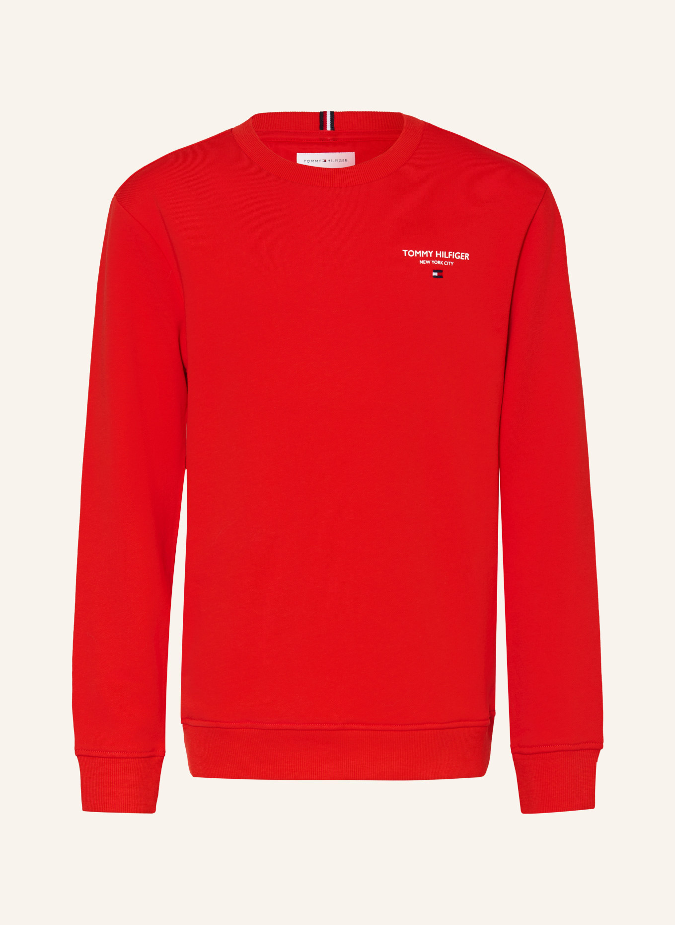 TOMMY HILFIGER Sweatshirt: ROUGE