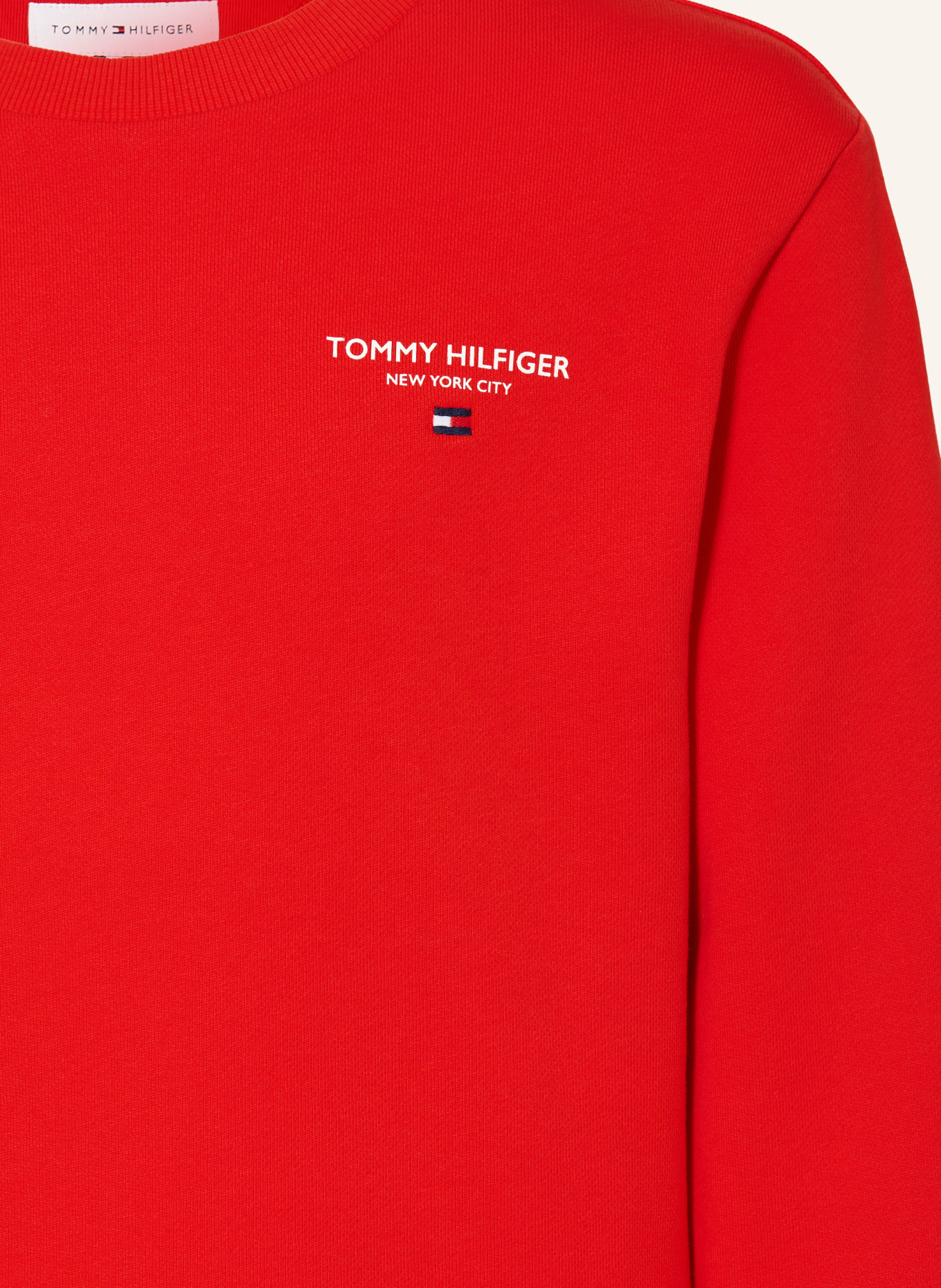 TOMMY HILFIGER Sweatshirt: ROUGE