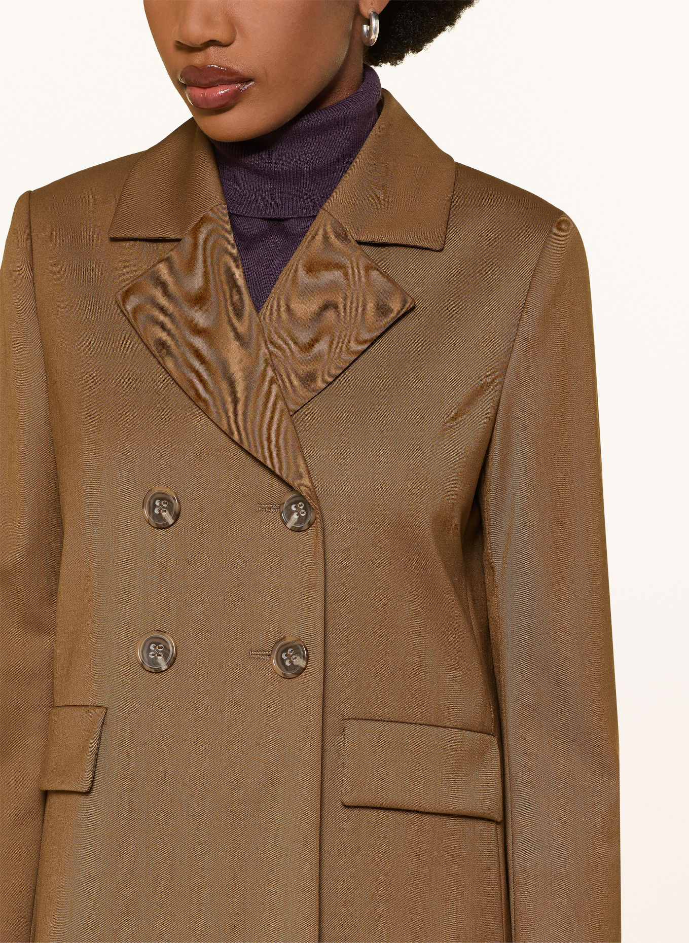 LUISA CERANO Blazer: COGNAC