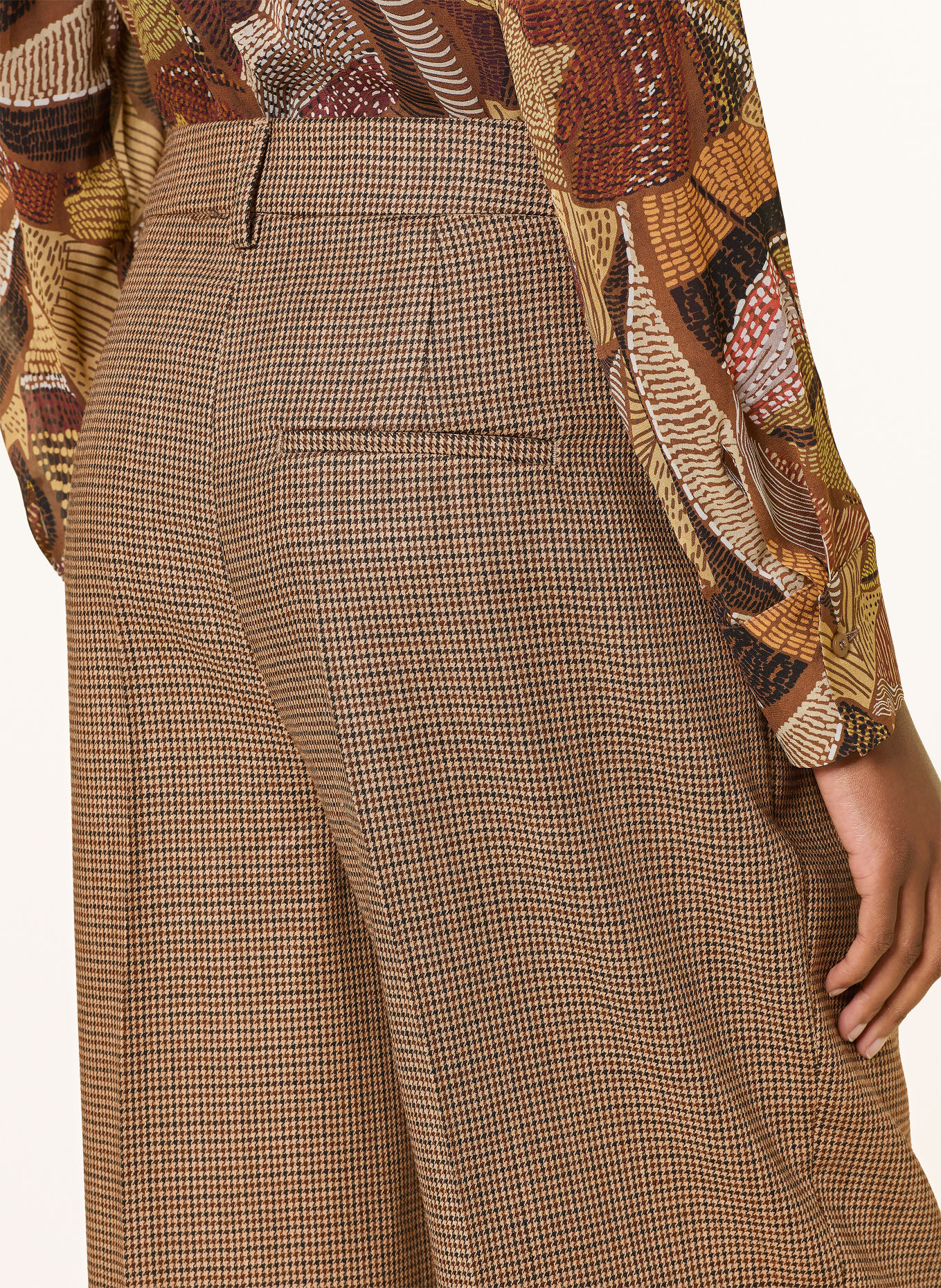 LUISA CERANO Culottes: BEIGE / BROWN / BLACK