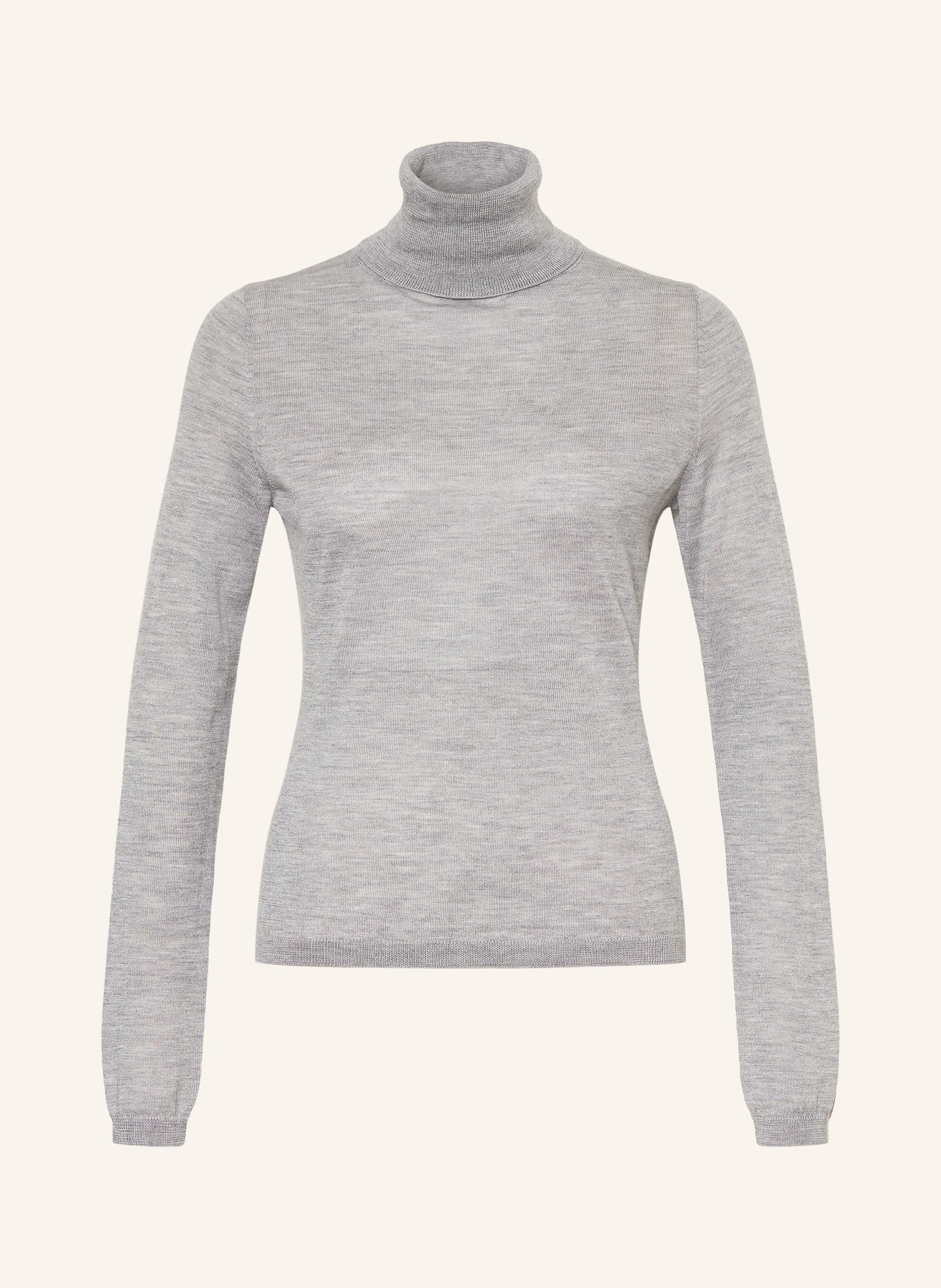 FTC CASHMERE Coltrui met col en kasjmier: LICHTGRIJS