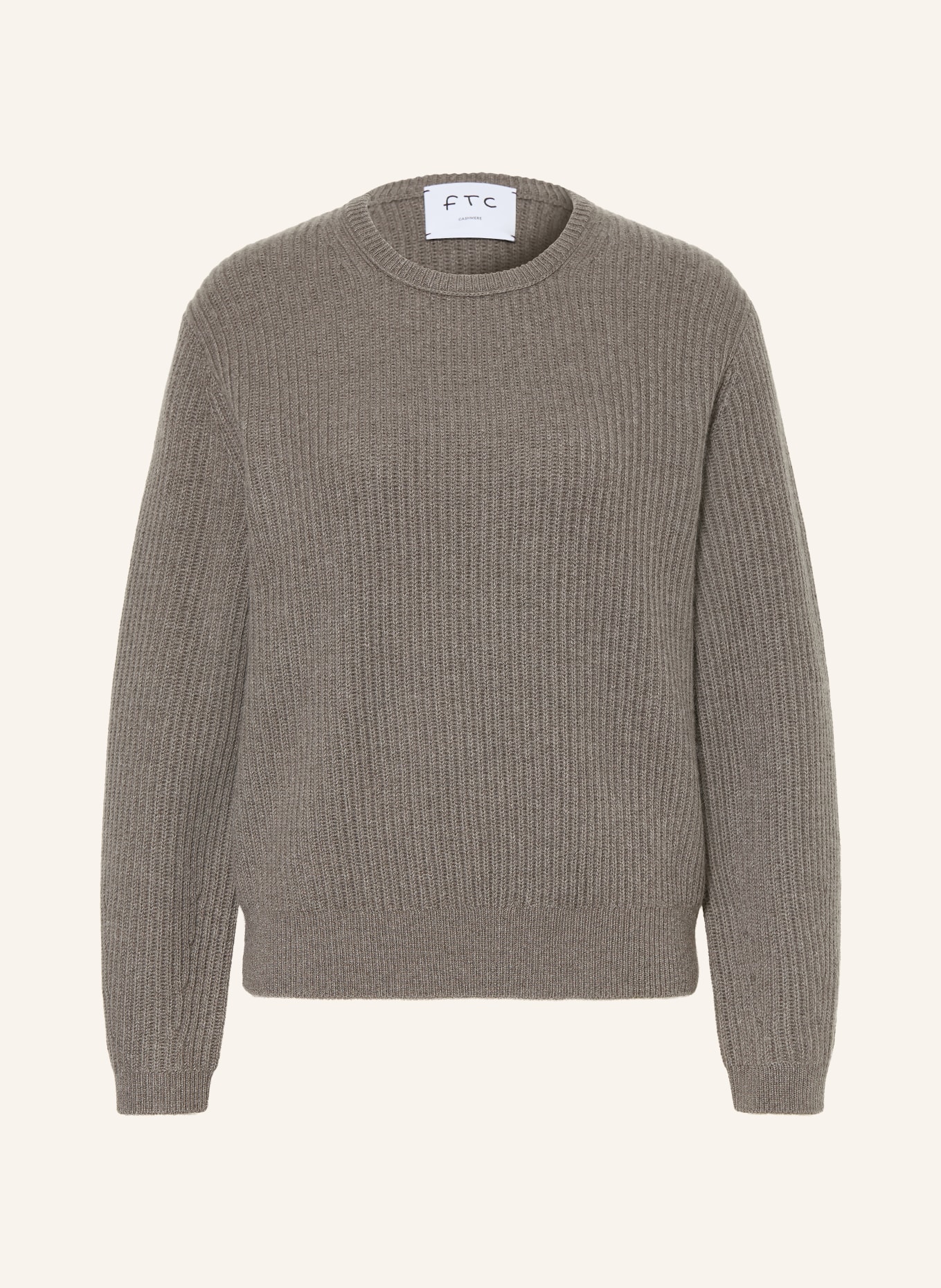 FTC CASHMERE Cashmere Sweater: TAUPE