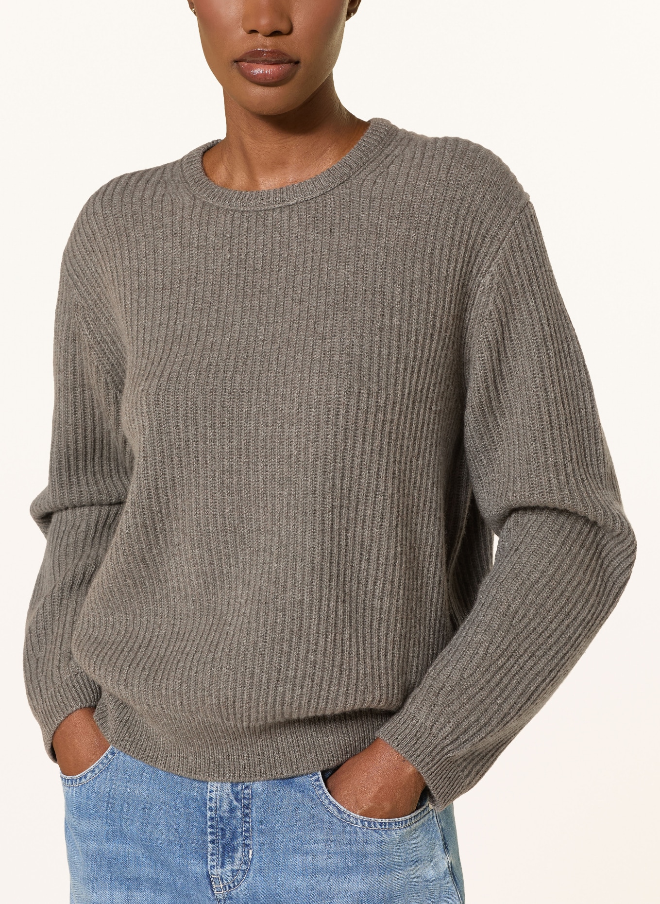 FTC CASHMERE Cashmere Sweater: TAUPE