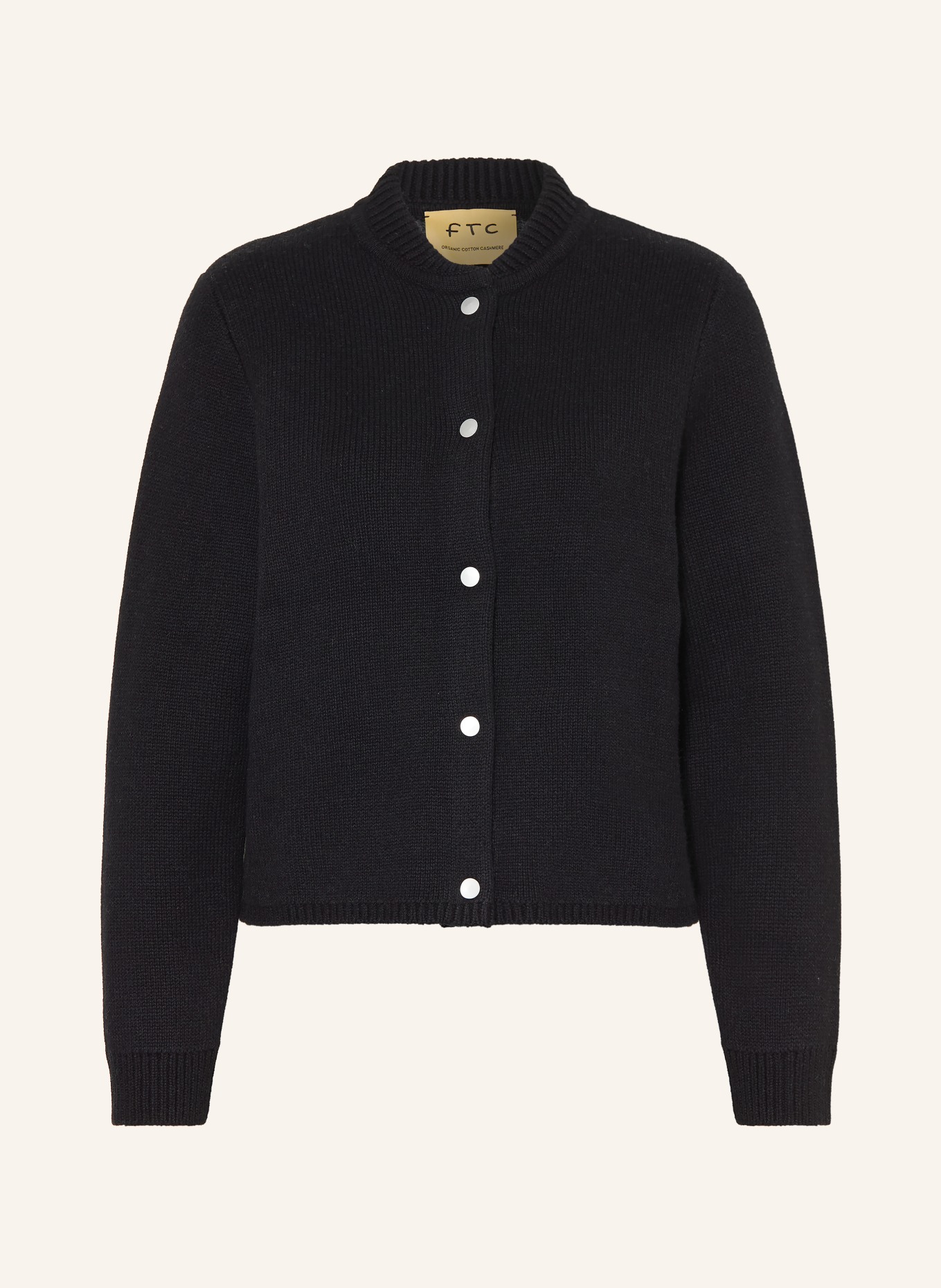 FTC CASHMERE Cardigan: BLACK