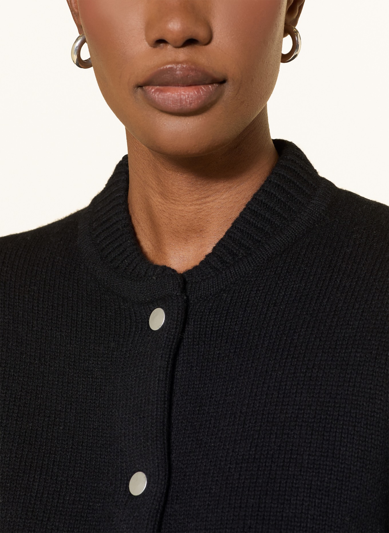 FTC CASHMERE Cardigan: BLACK