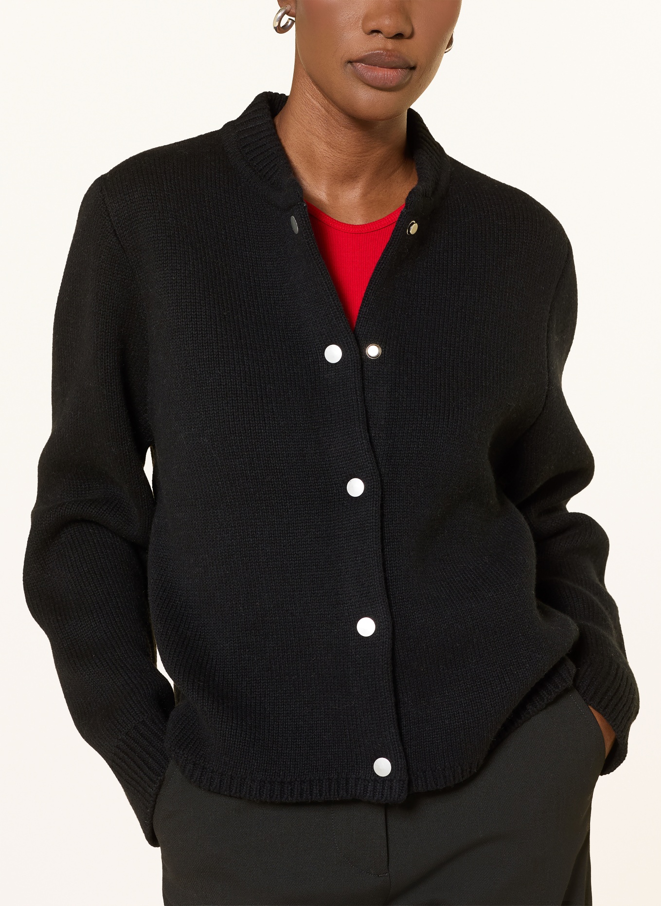 FTC CASHMERE Cardigan: BLACK