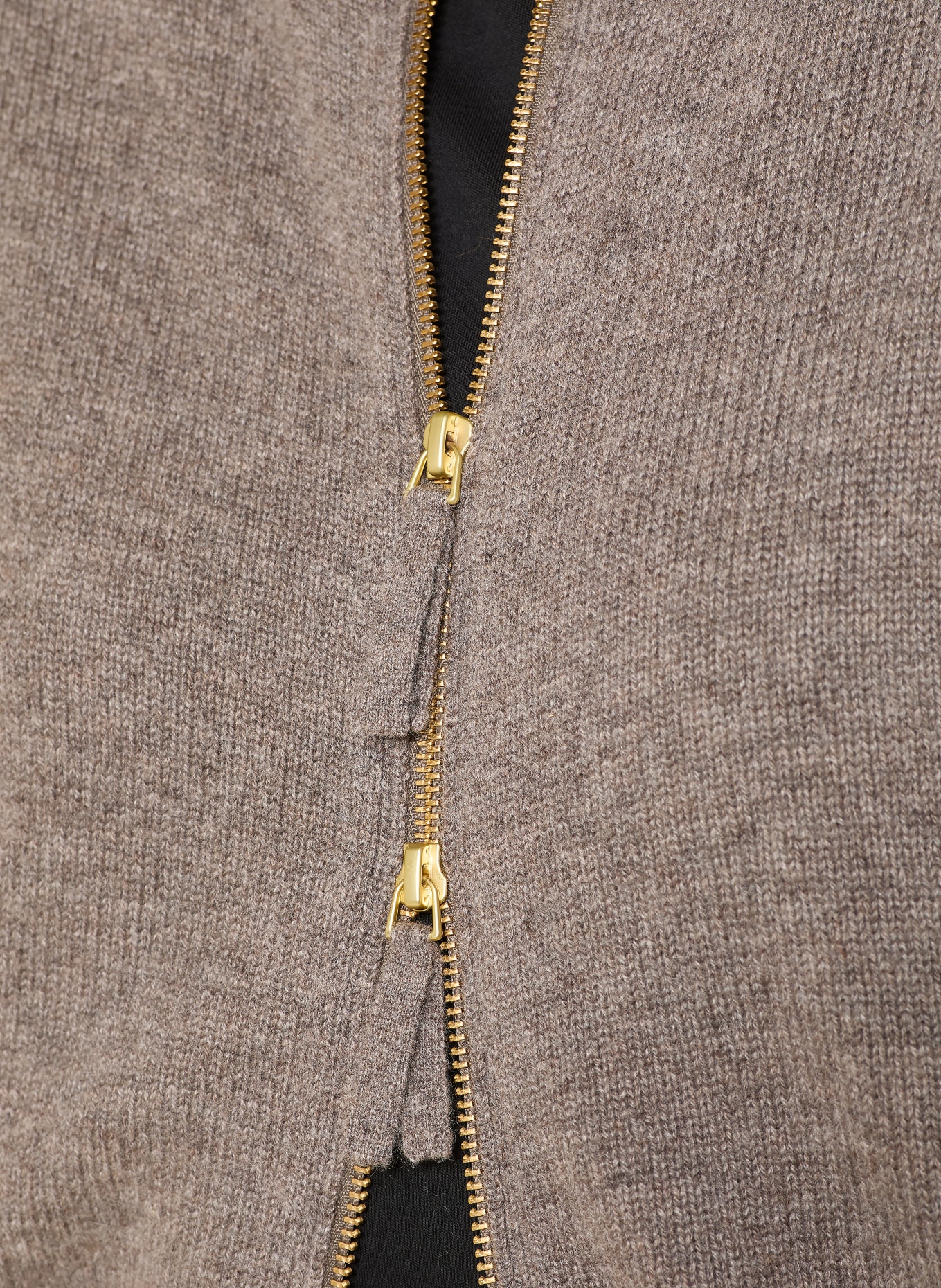FTC CASHMERE Strickjacke aus Cashmere: TAUPE