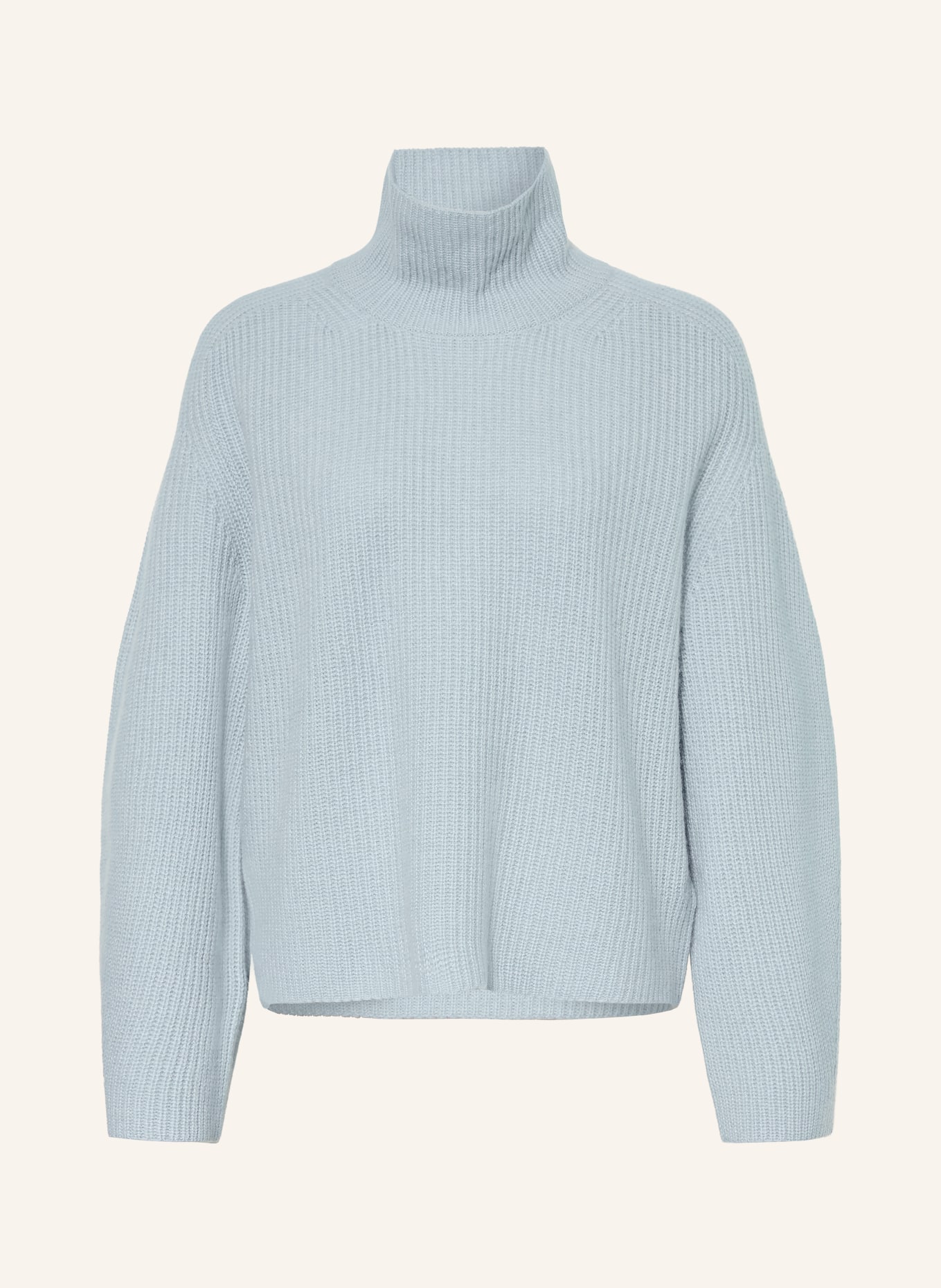 FTC CASHMERE Pull à col roulé en cachemire: BLEU CLAIR