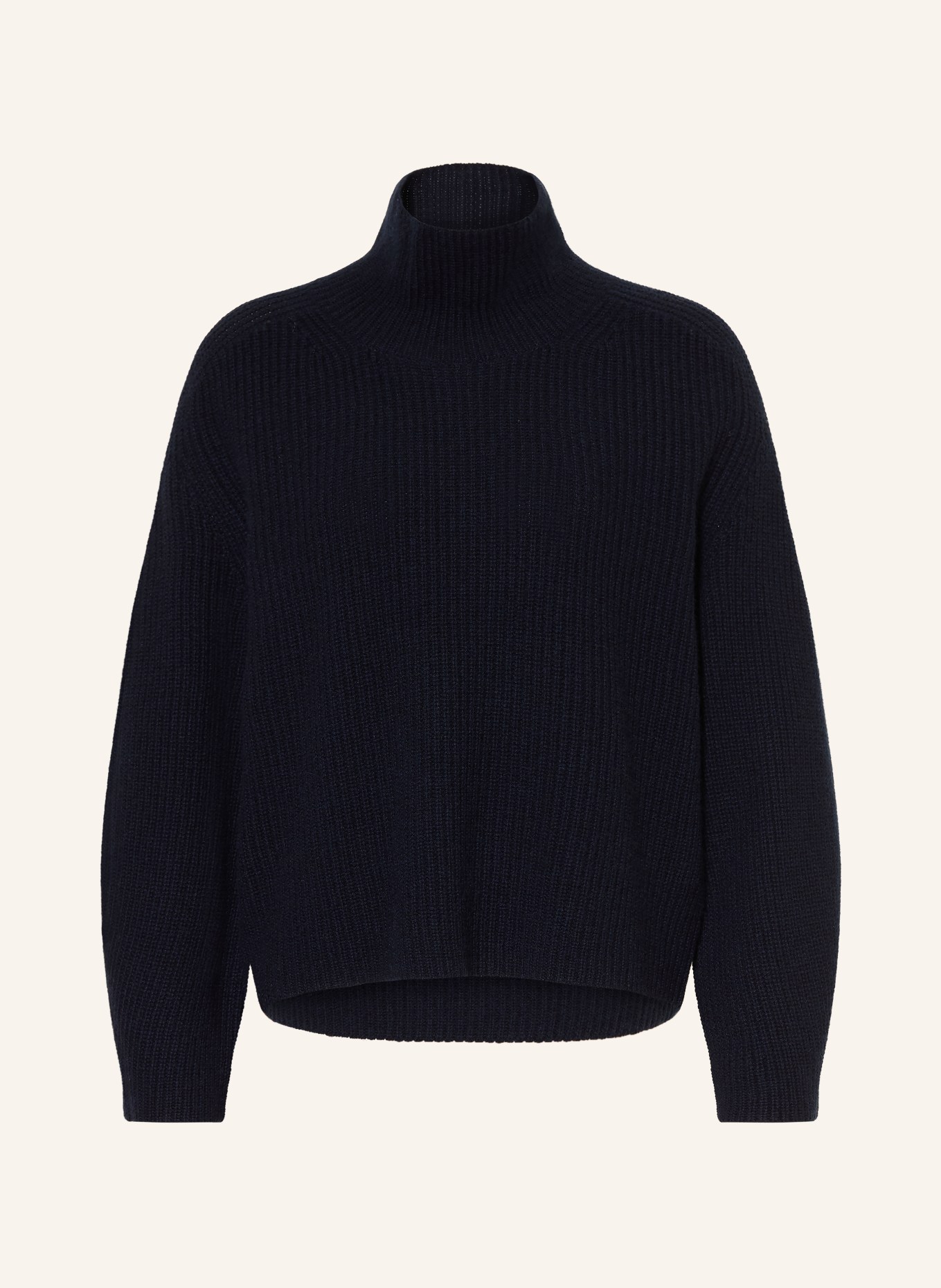 FTC CASHMERE Pull à col roulé en cachemire: BLEU FONCÉ
