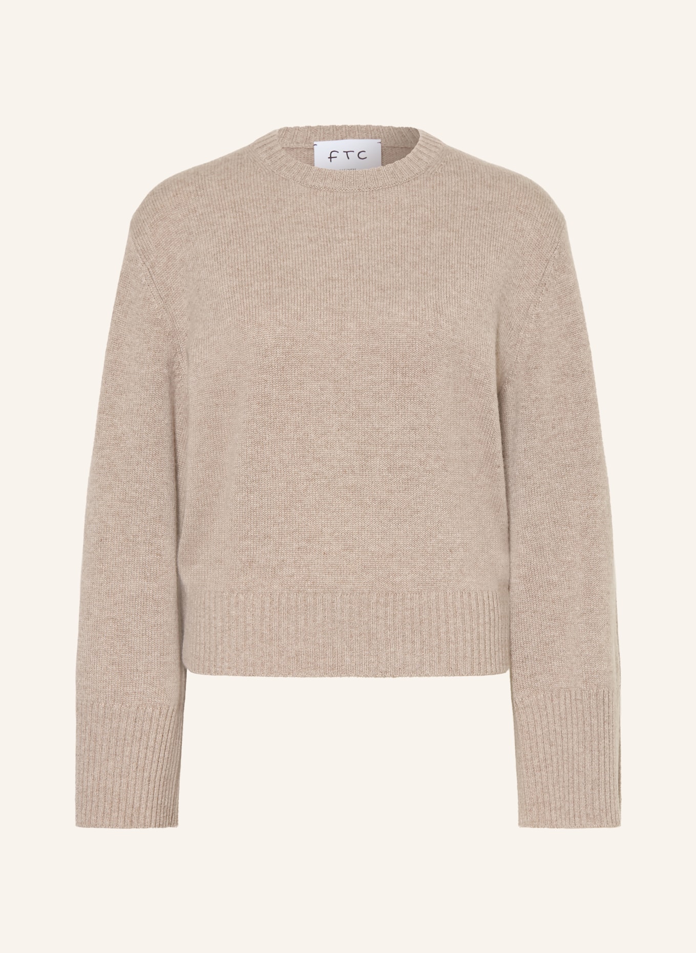 FTC CASHMERE Cashmere Sweater: TAUPE