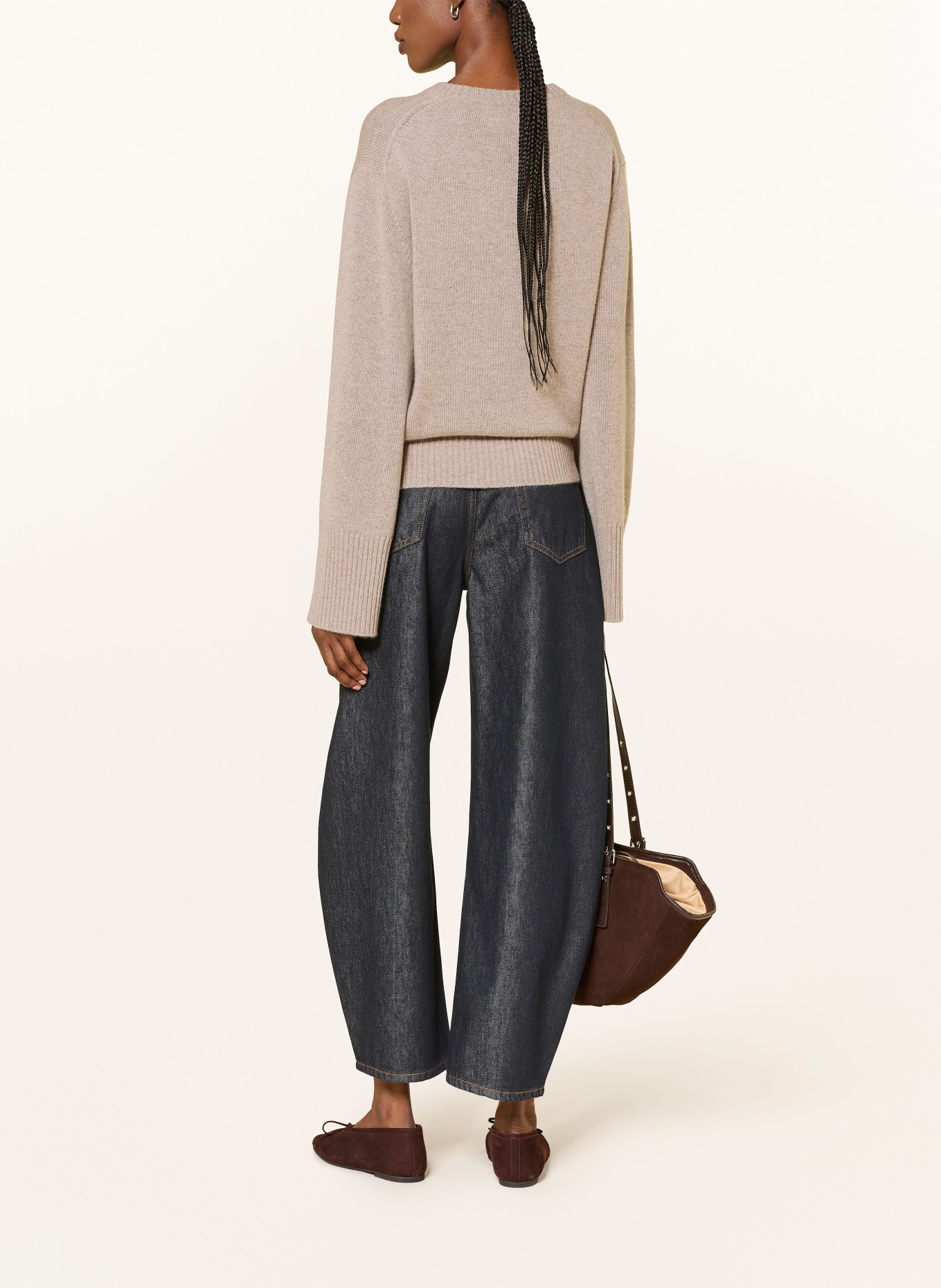 FTC CASHMERE Cashmere Sweater: TAUPE