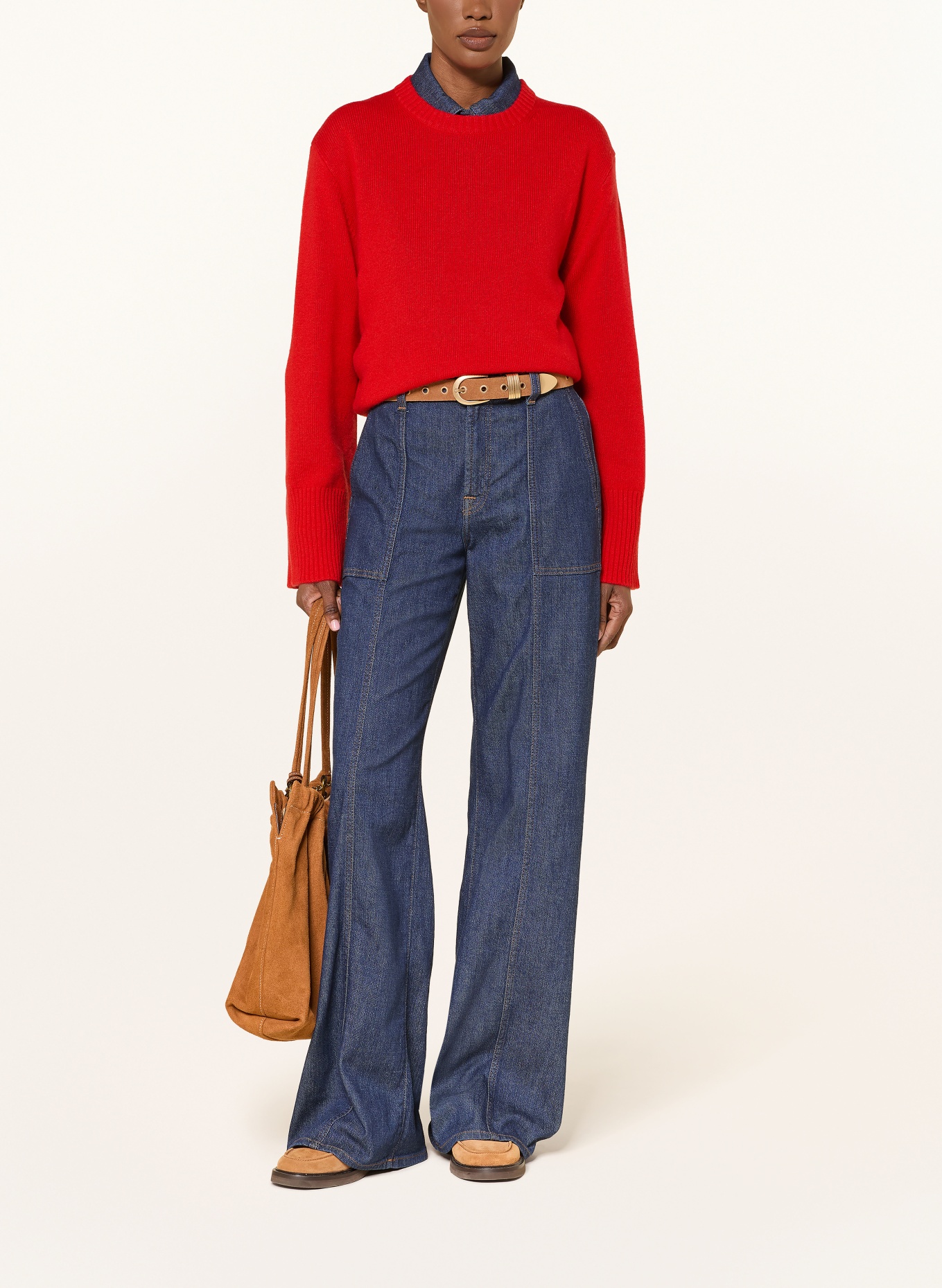 FTC CASHMERE Cashmere-Pullover: ROT
