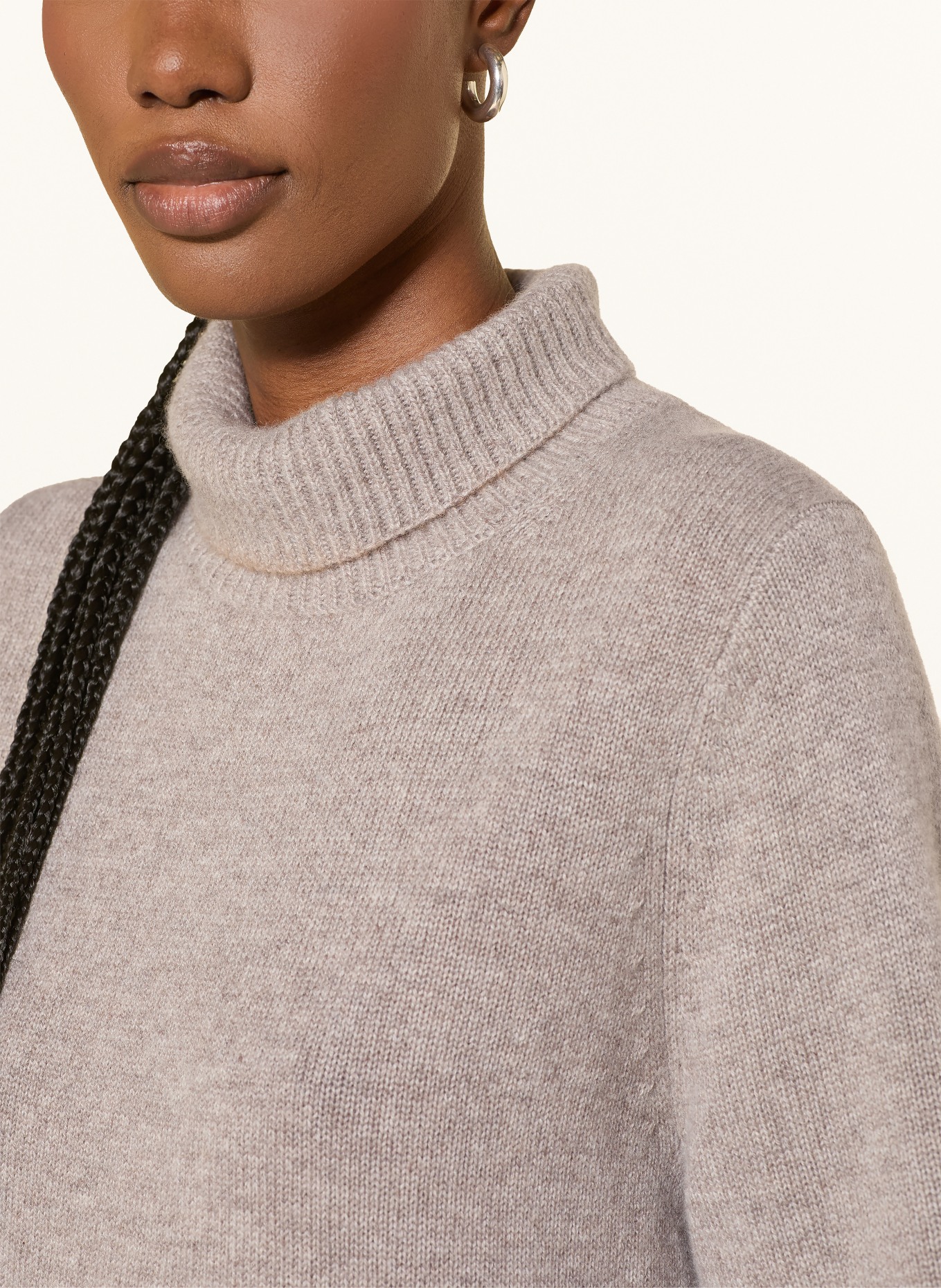 FTC CASHMERE Haut en maille en cachemire: TAUPE