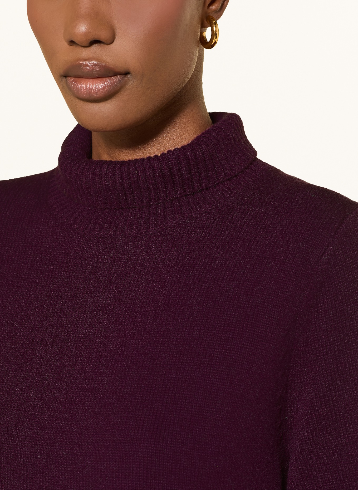 FTC CASHMERE Haut en maille en cachemire: FUCHSIA