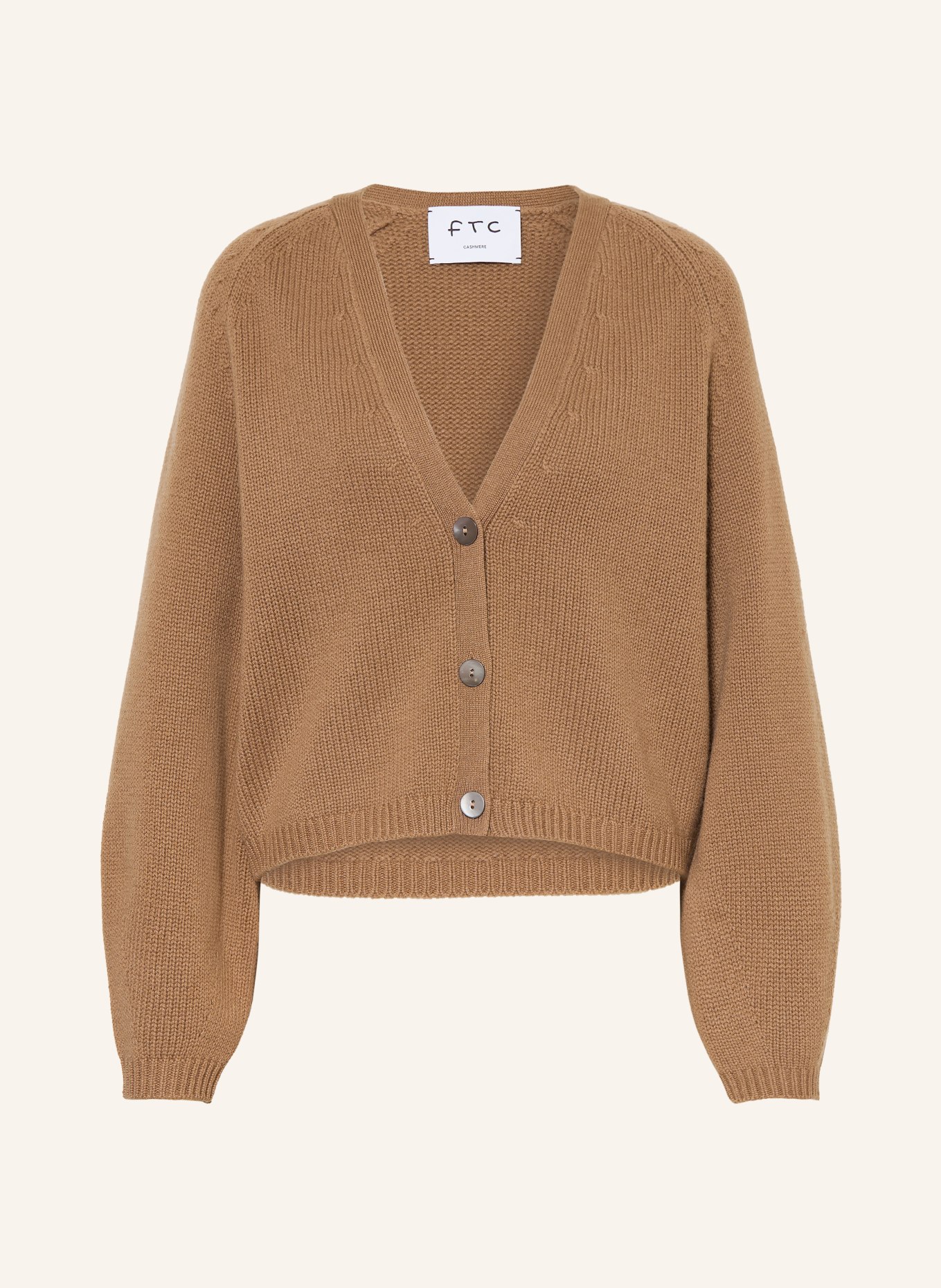 FTC CASHMERE Gilet en cachemire: CHAMEAU