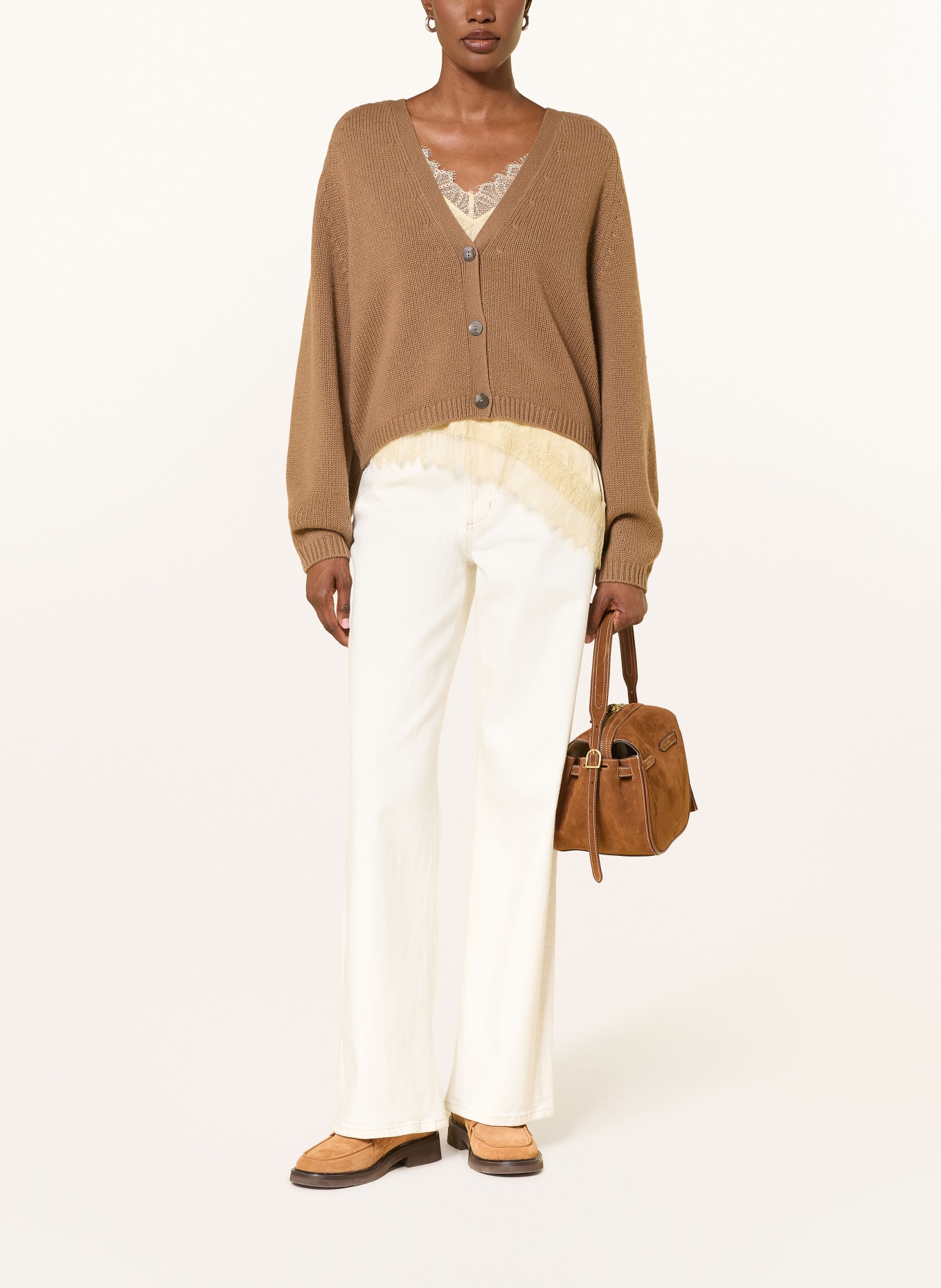 FTC CASHMERE Gilet en cachemire: CHAMEAU