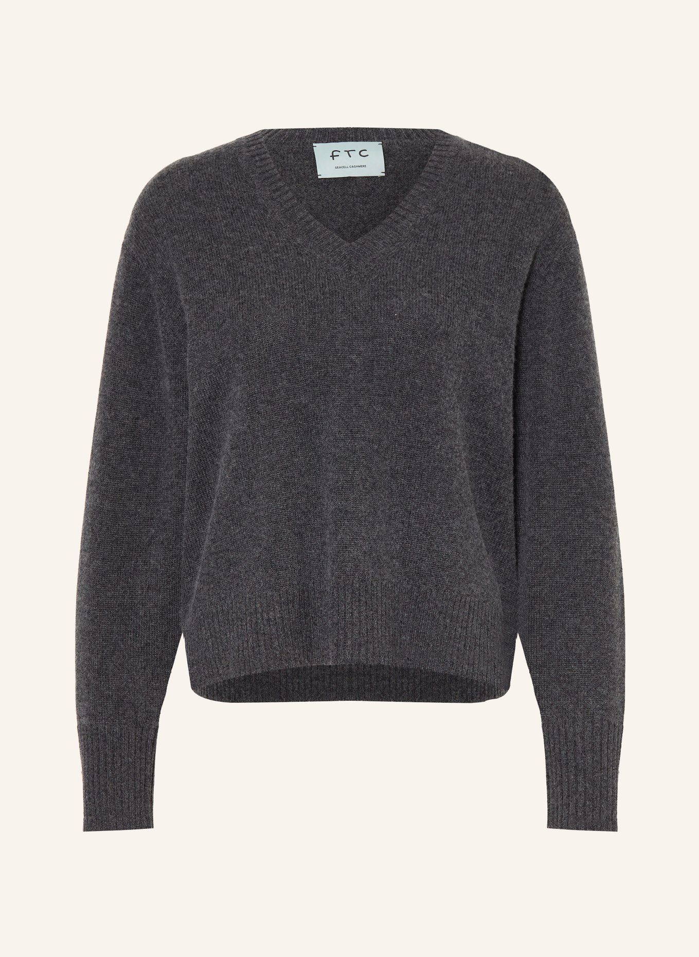 FTC CASHMERE Cashmere Sweater: DARK GRAY