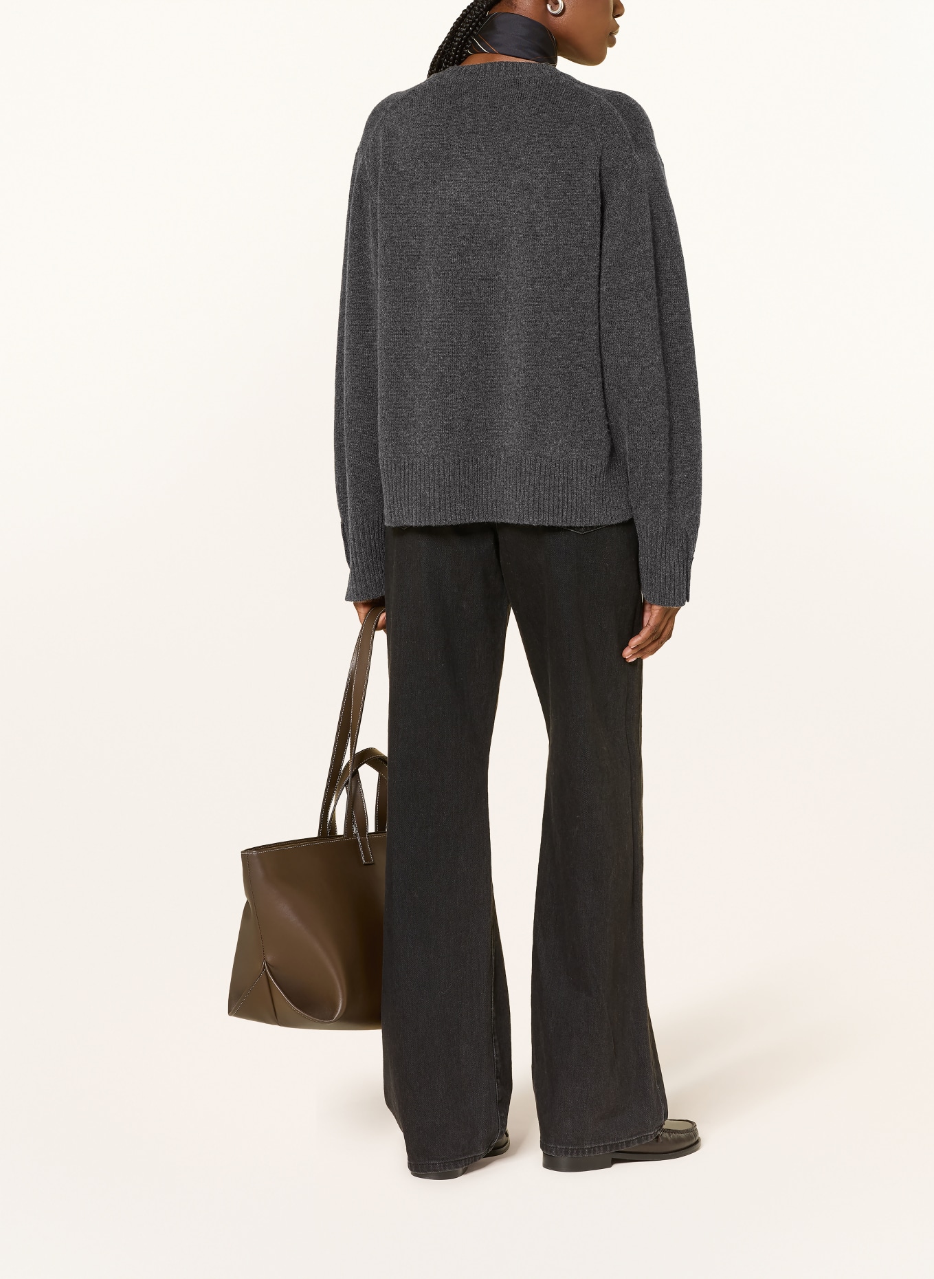 FTC CASHMERE Cashmere Sweater: DARK GRAY