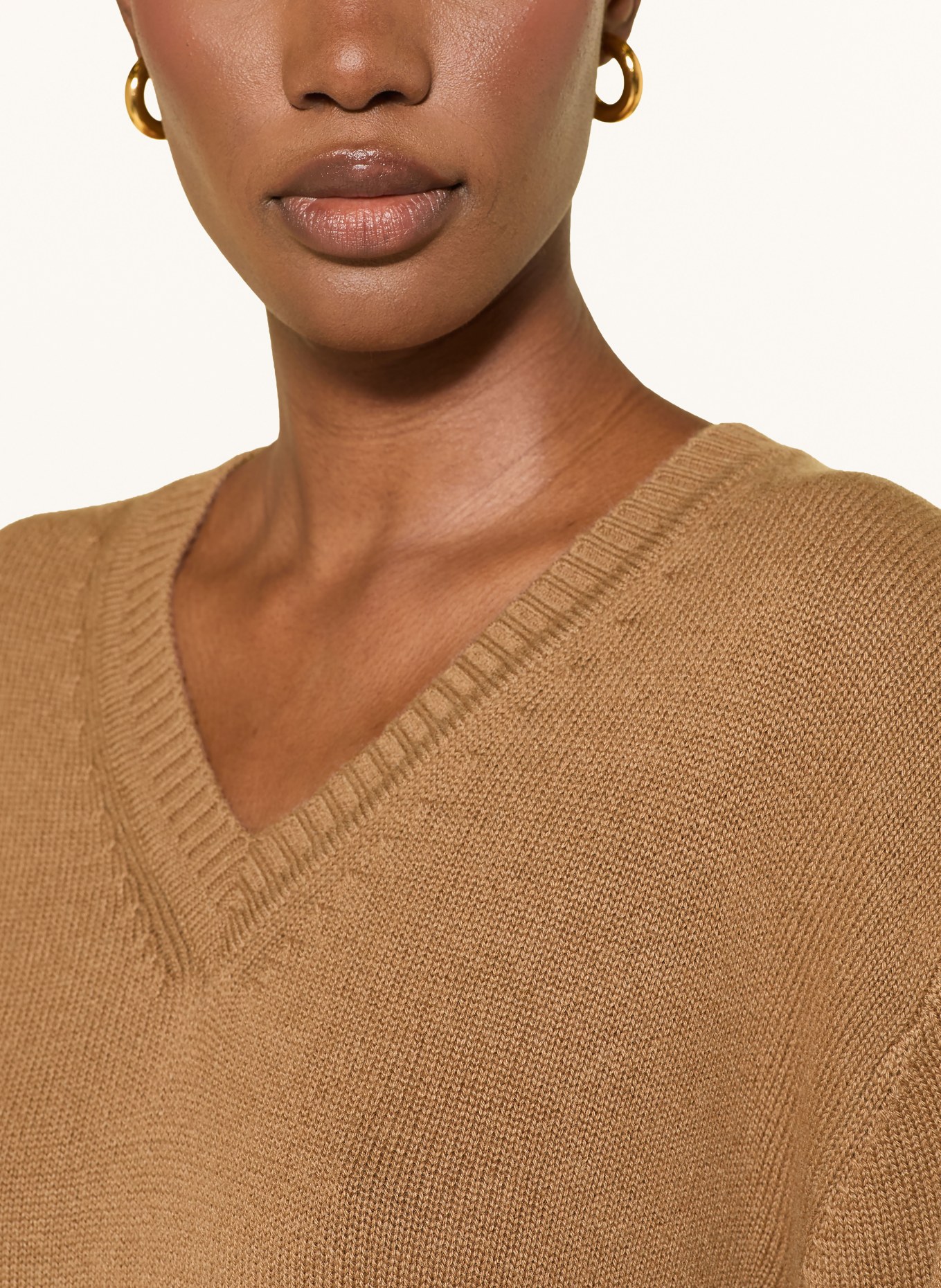 FTC CASHMERE Pullover mit Cashmere: CAMEL