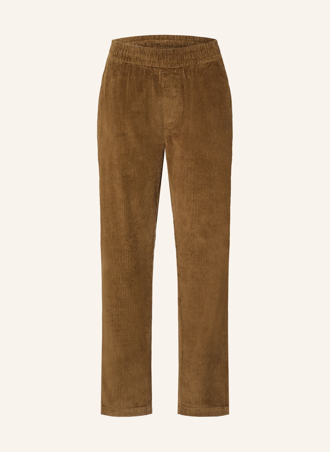 NOWADAYS Cordhose im Jogging-Stil Regular Fit: DUNKELBRAUN