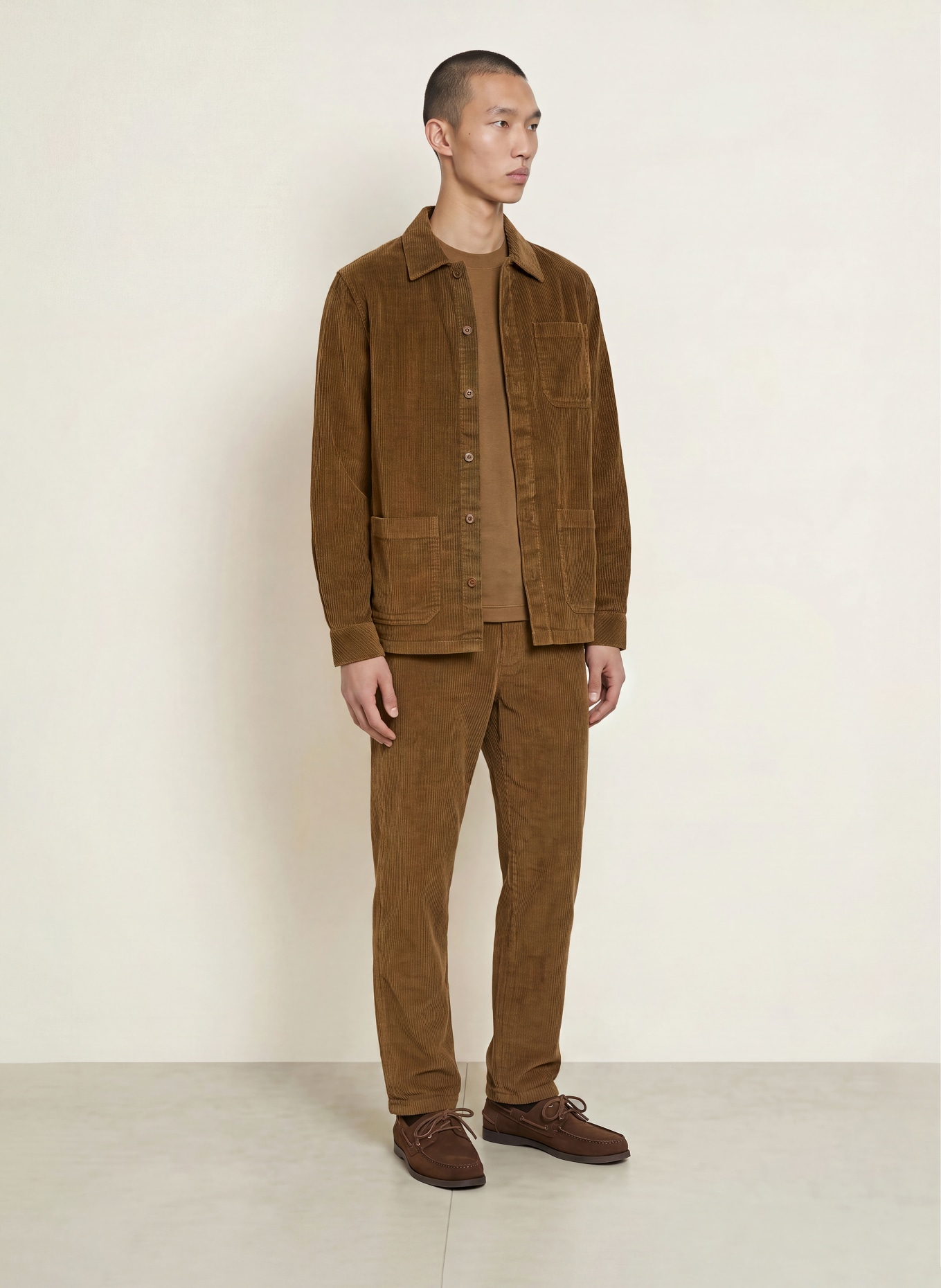 NOWADAYS Cord-Overshirt: BRAUN