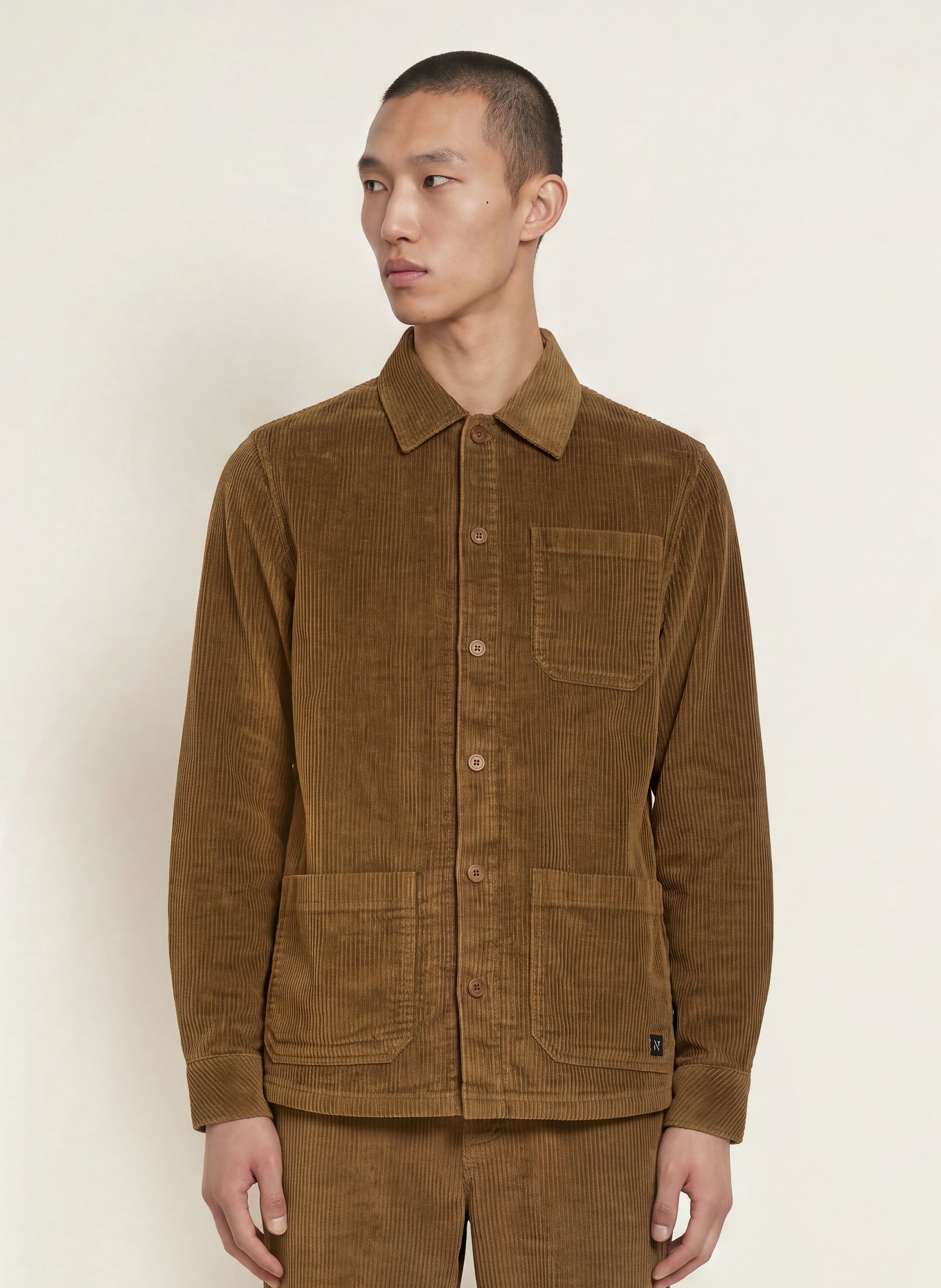 NOWADAYS Cord-Overshirt: BRAUN