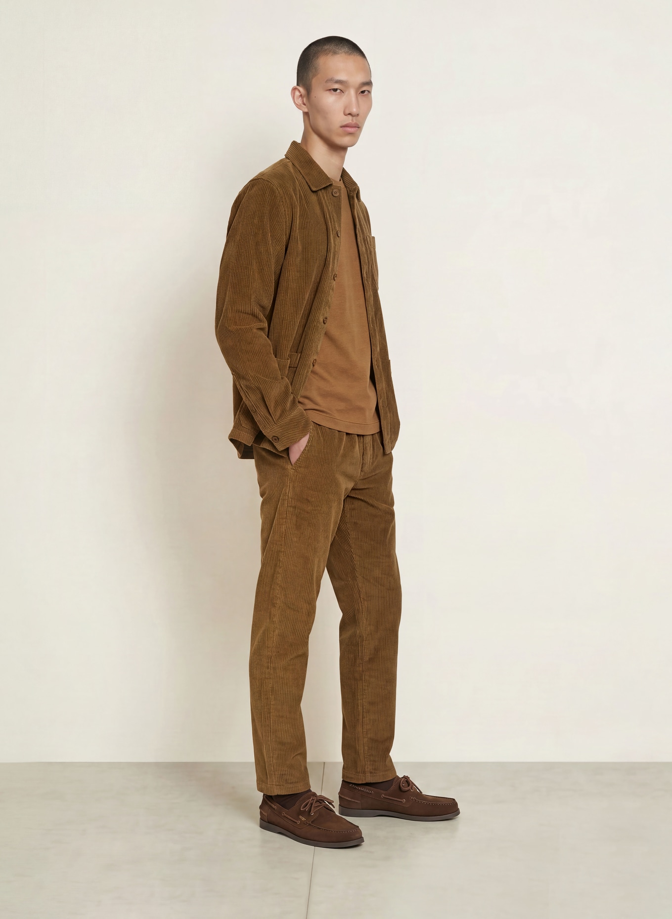 NOWADAYS Cord-Overshirt: BRAUN