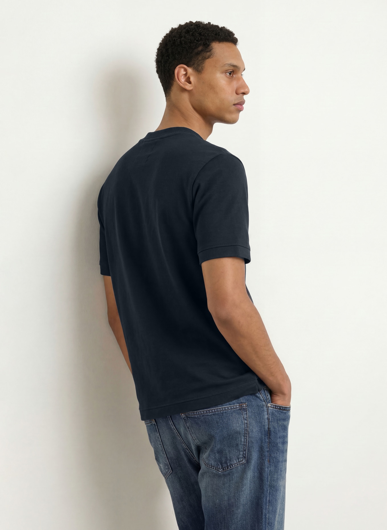 NOWADAYS T-shirt: BLEU FONCÉ