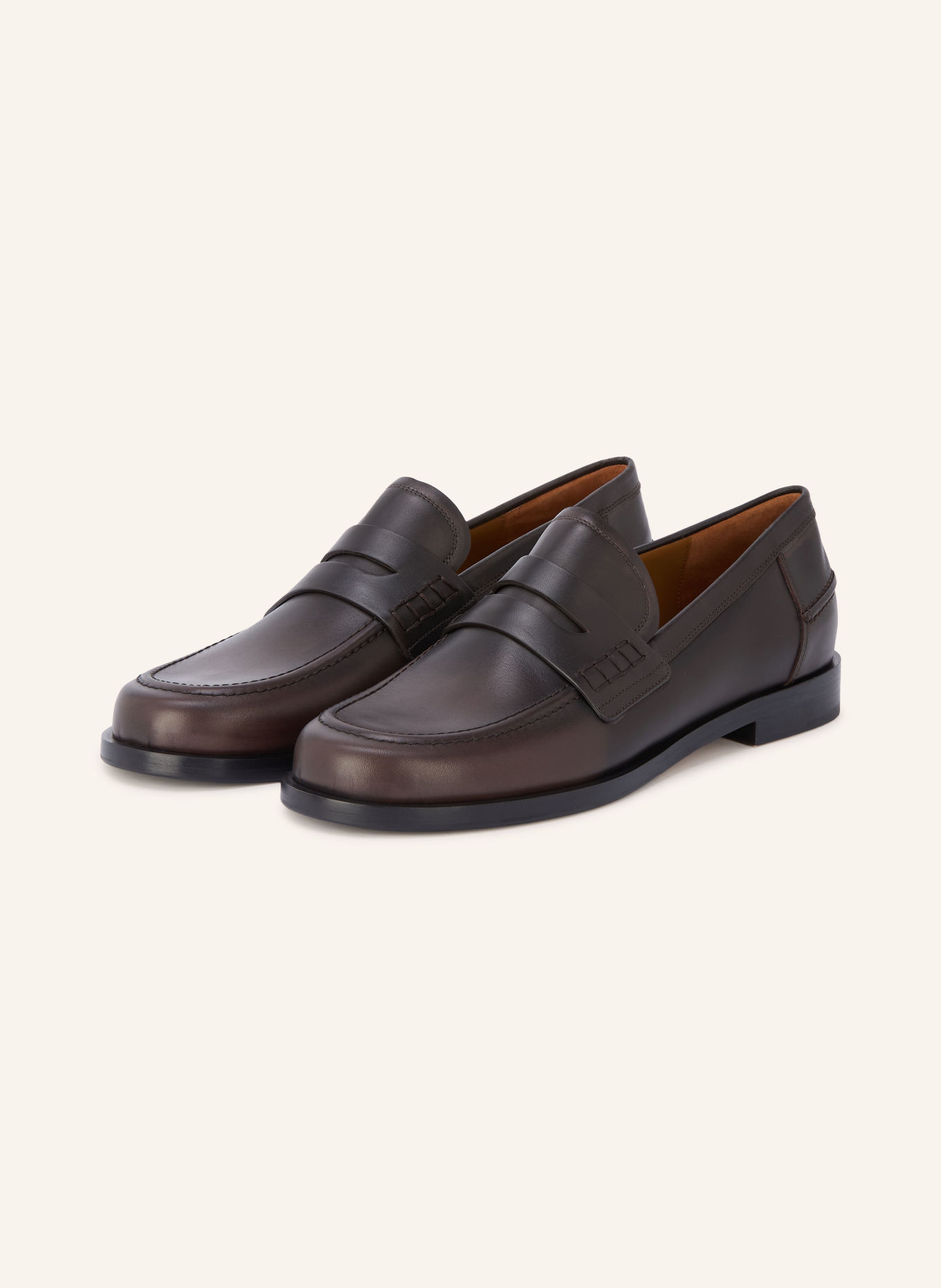 ROBERTO FESTA Pennyloafer CATY: MARRON FONCÉ