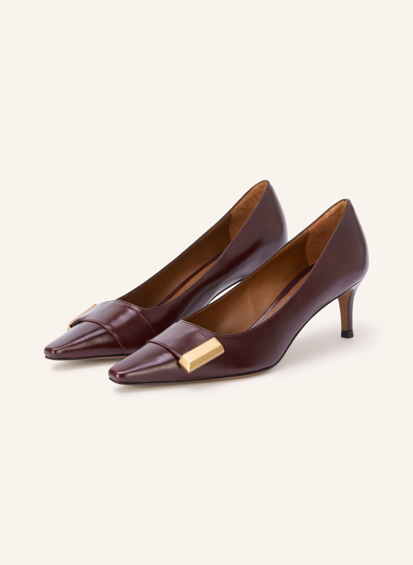 ROBERTO FESTA Pumps TIBERIA: DUNKELROT / GOLD