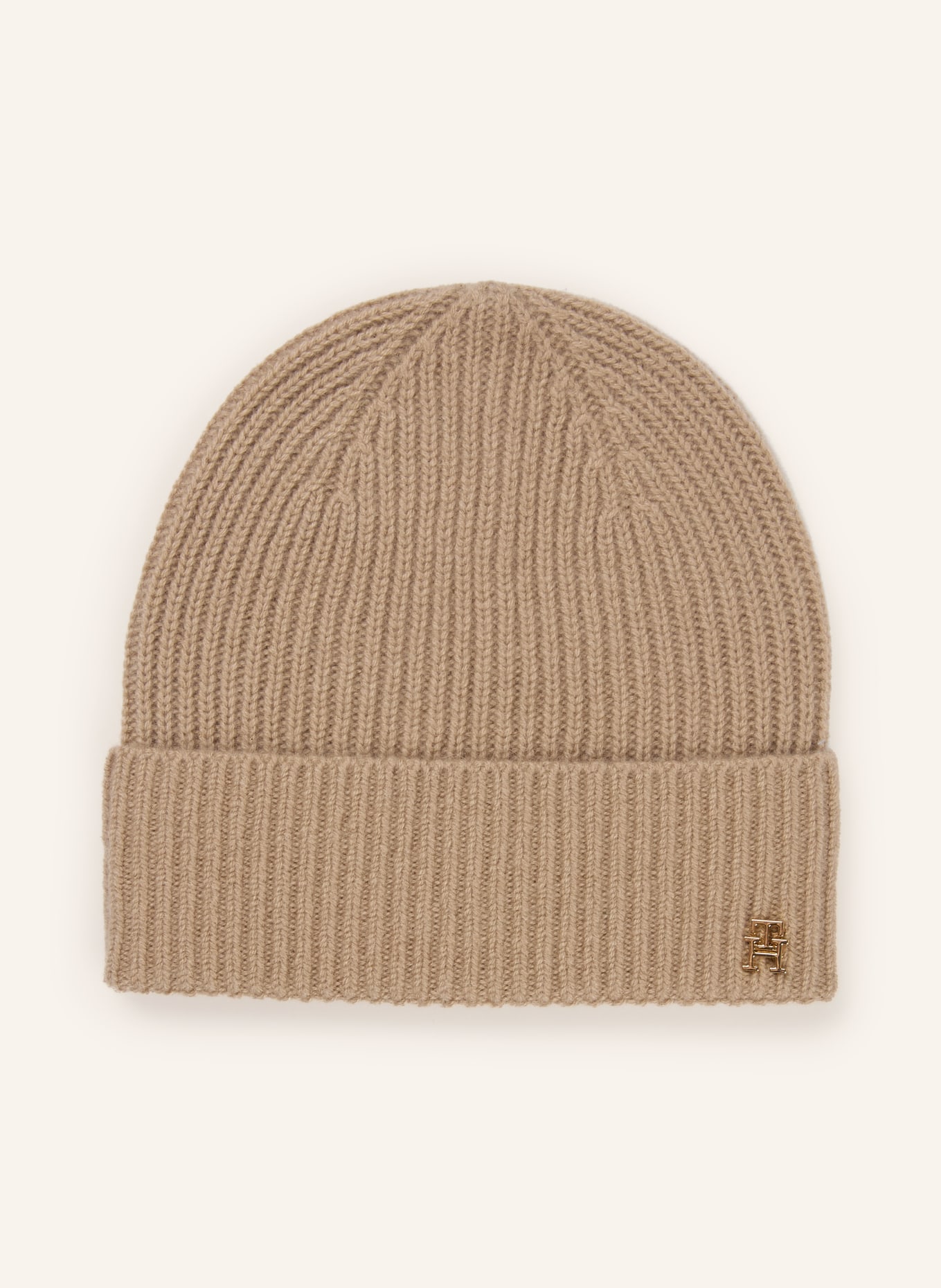 TOMMY HILFIGER Cashmere Hat: BEIGE