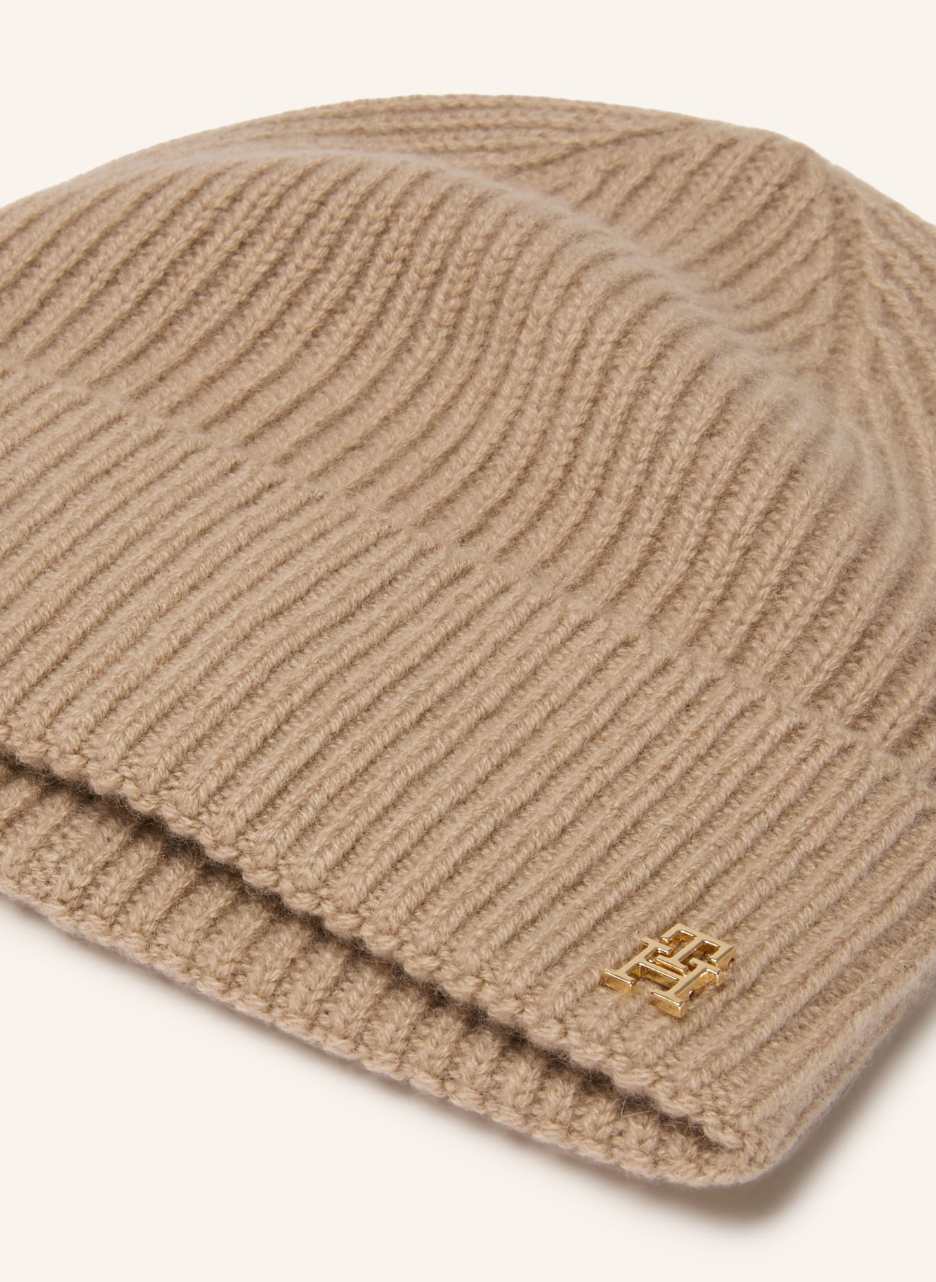 TOMMY HILFIGER Cashmere Hat: BEIGE