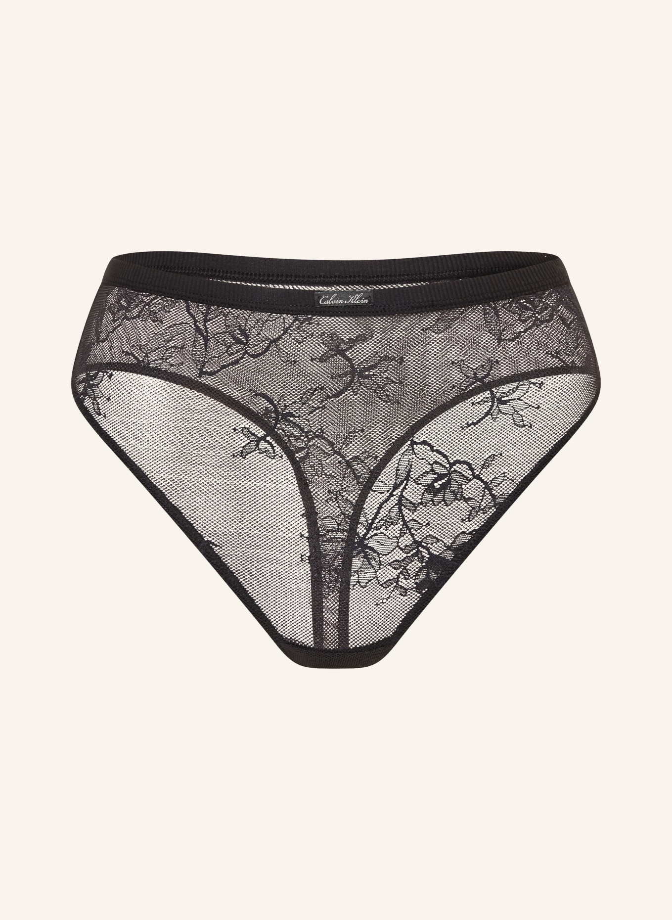 Calvin Klein Taillenslip ICON LACE: SCHWARZ