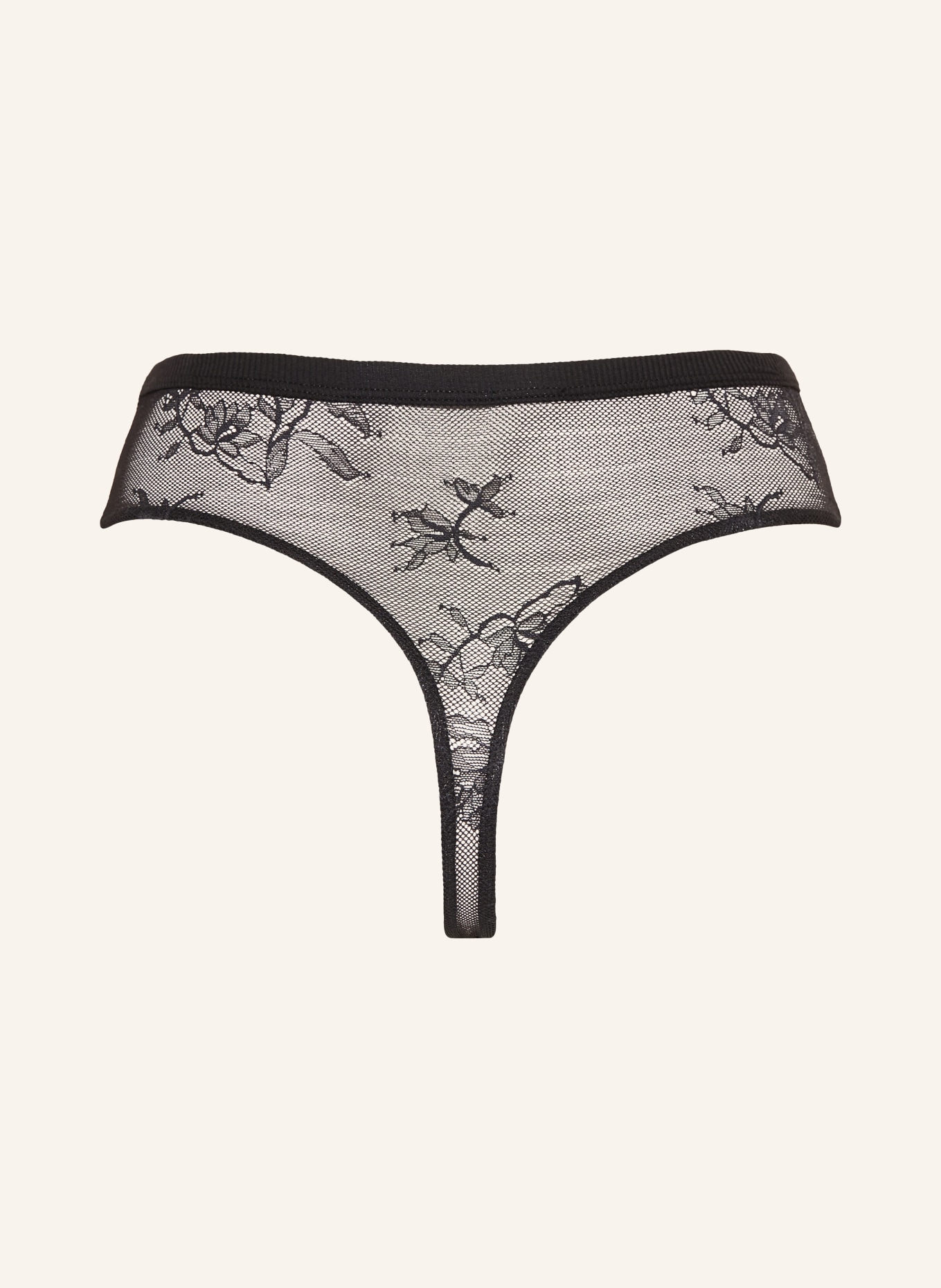 Calvin Klein Taillenslip ICON LACE: SCHWARZ