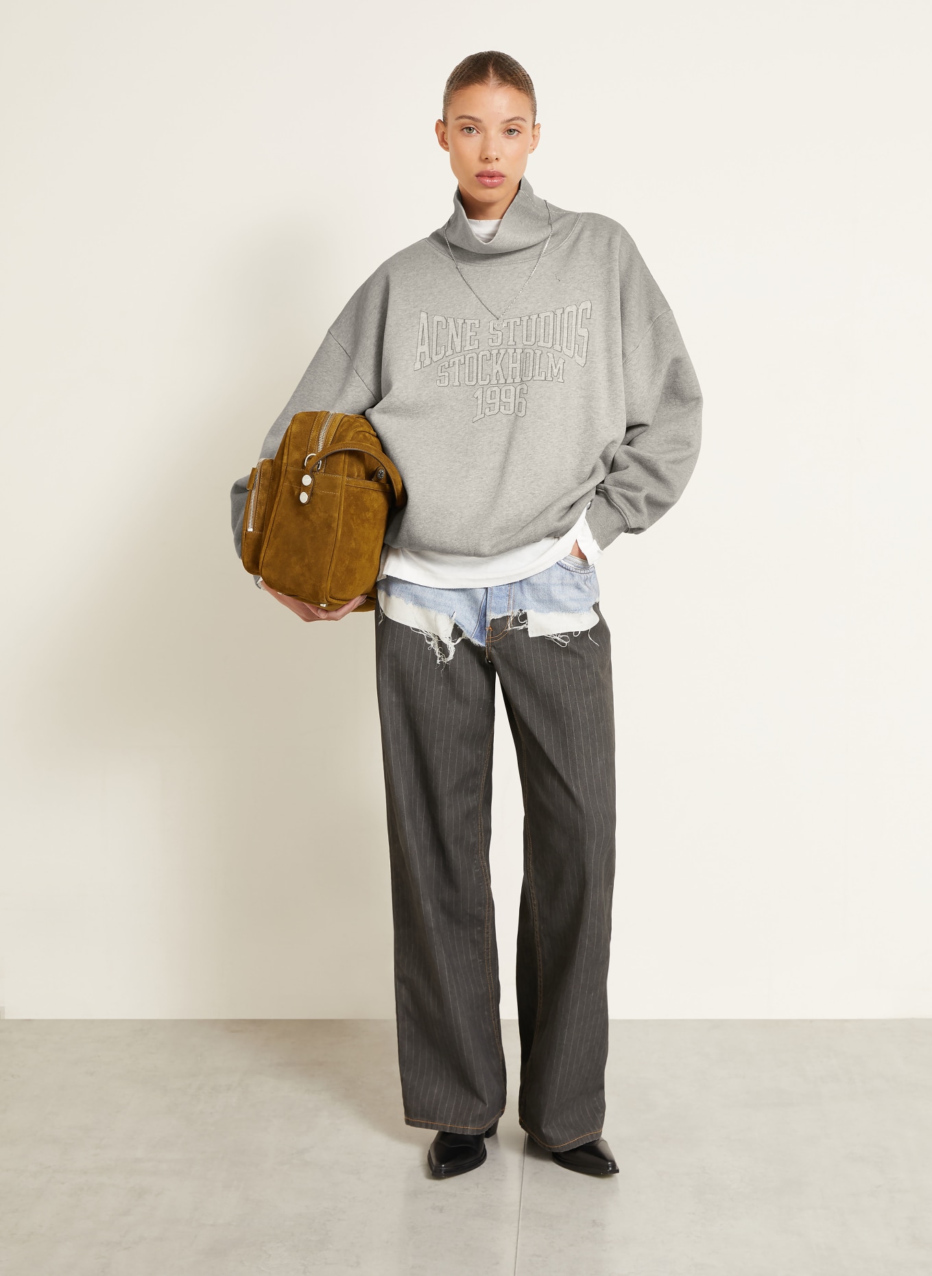 Acne Studios Sweatshirt: GRAY