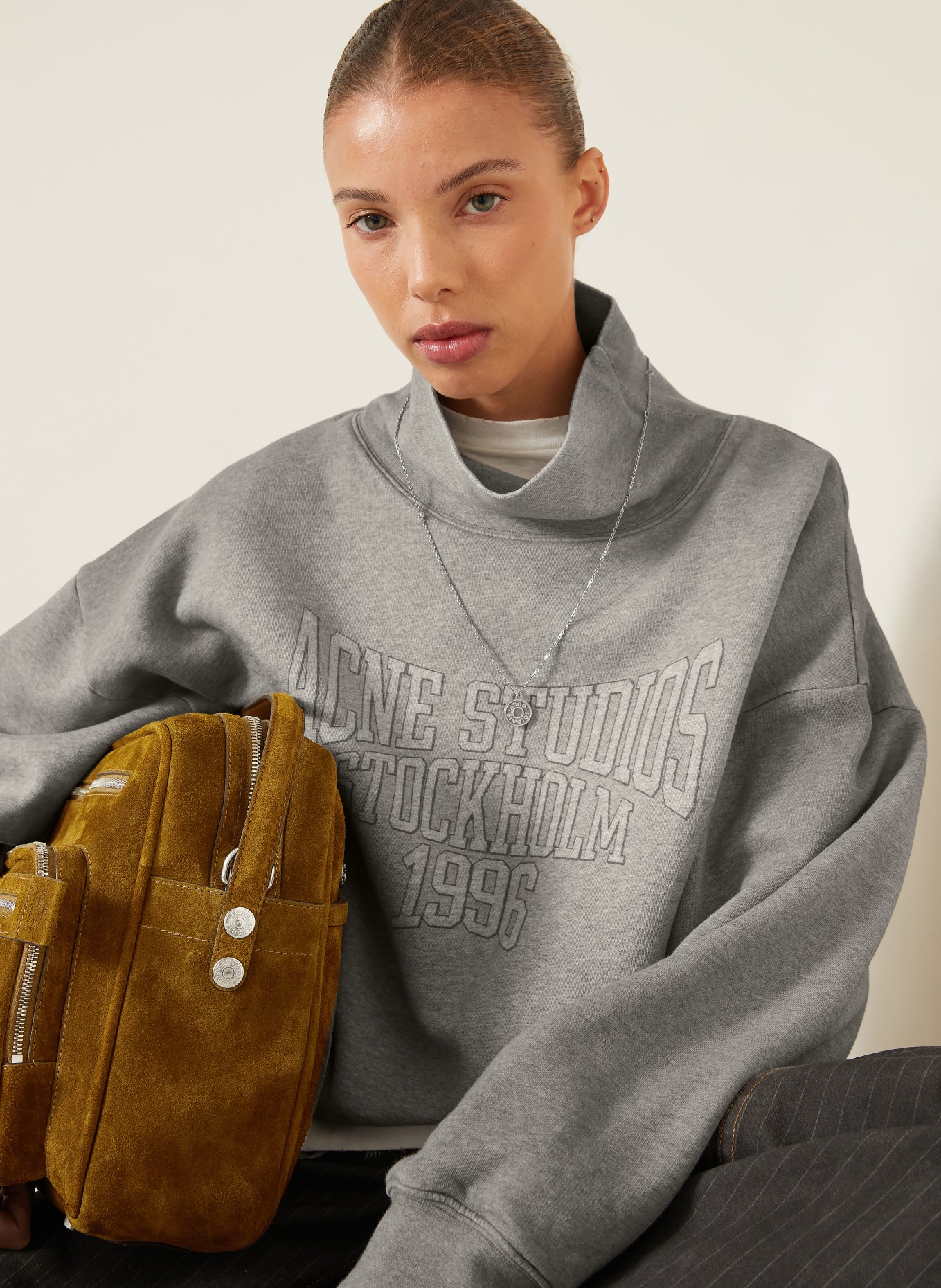 Acne Studios Sweatshirt: GRAY