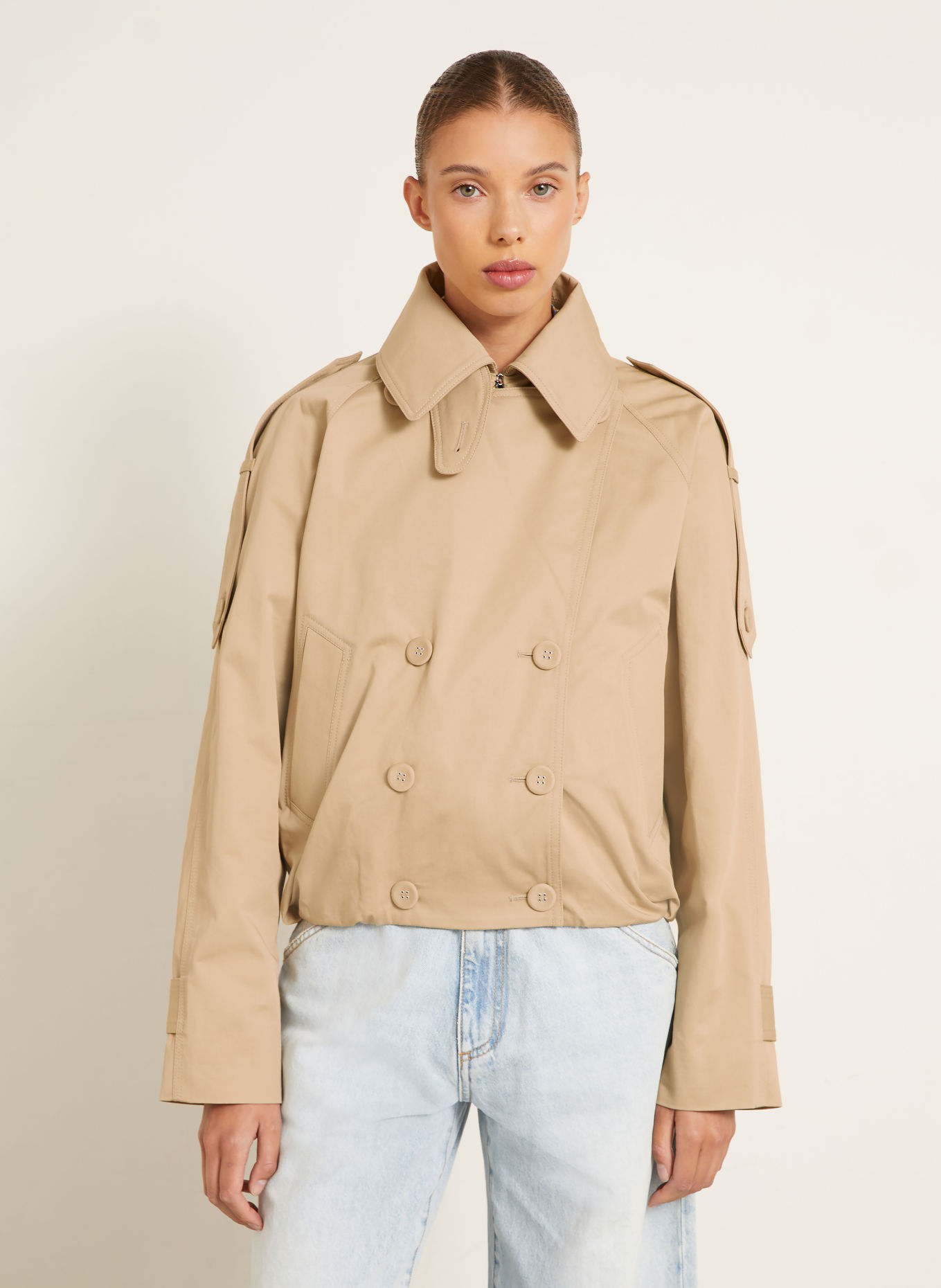 Acne Studios Trench-coat court: CHAMEAU