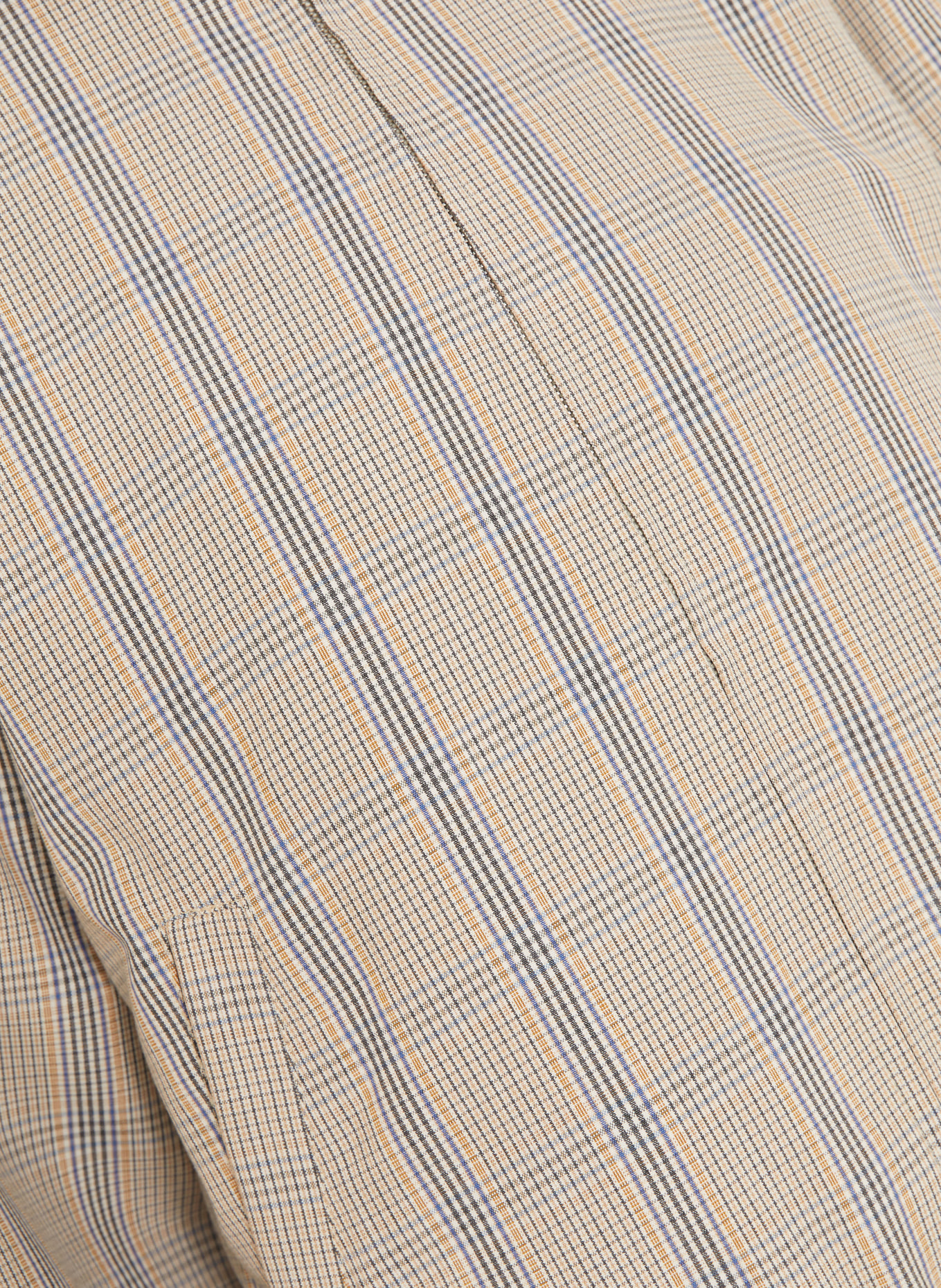 Acne Studios Blouson: BEIGE / COGNAC / BLEU