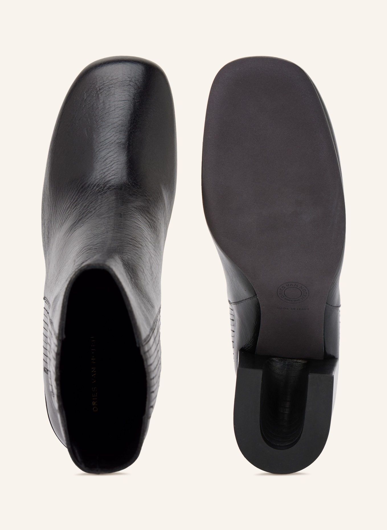 DRIES VAN NOTEN Stiefeletten: SCHWARZ