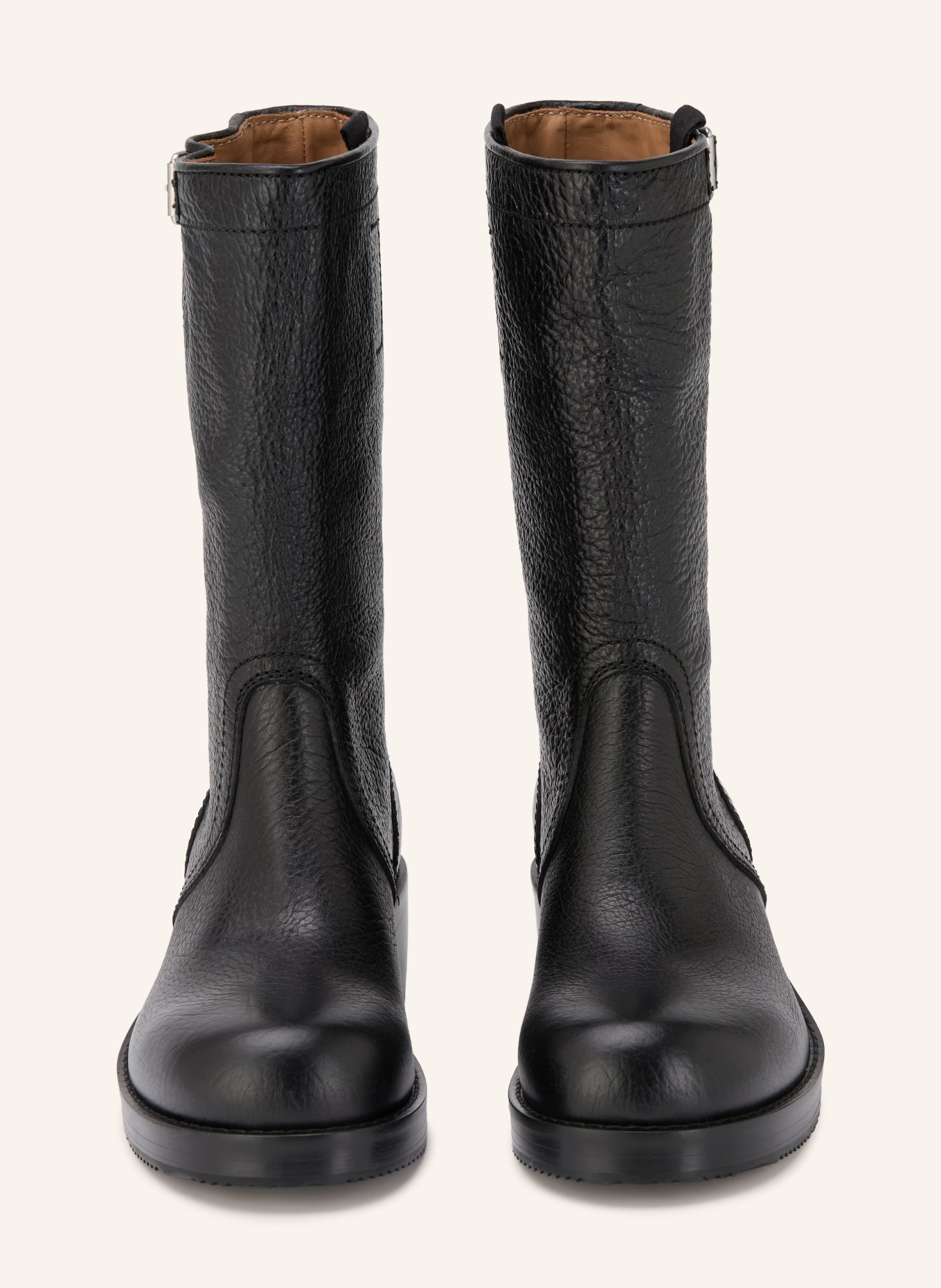 DRIES VAN NOTEN Biker Boots: SCHWARZ