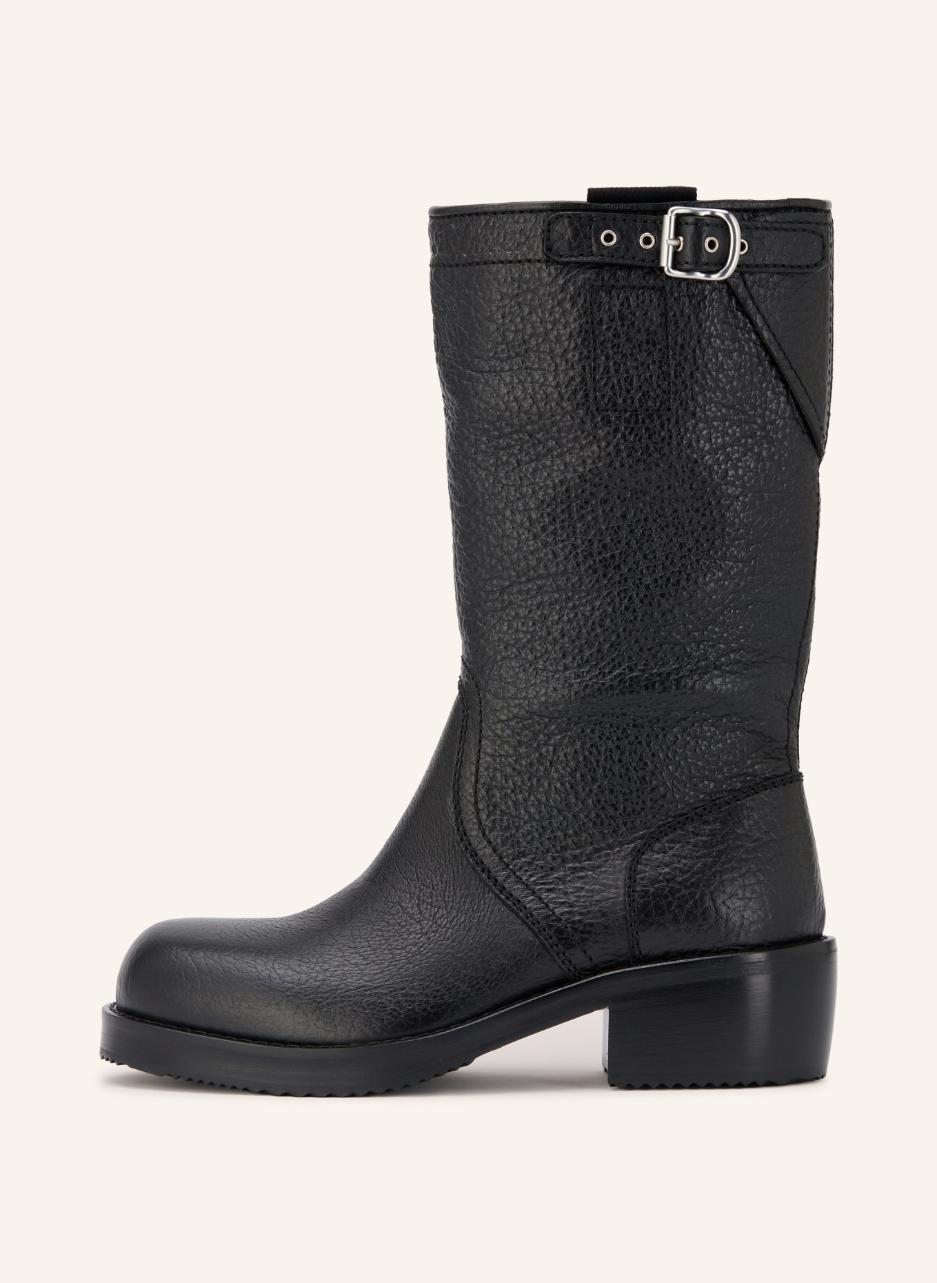 DRIES VAN NOTEN Biker Boots: SCHWARZ