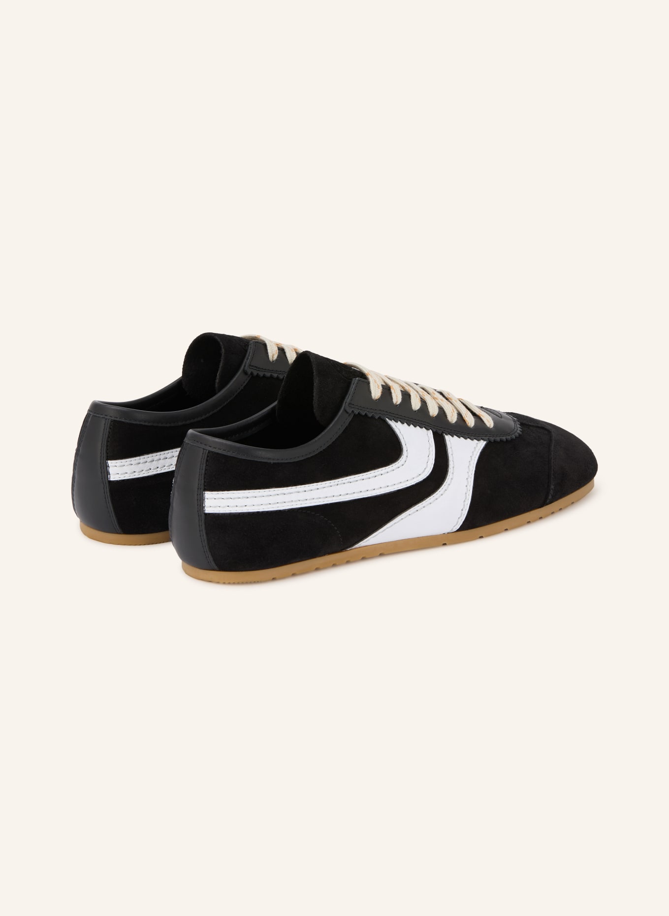 DRIES VAN NOTEN Sneaker: SCHWARZ / WEISS