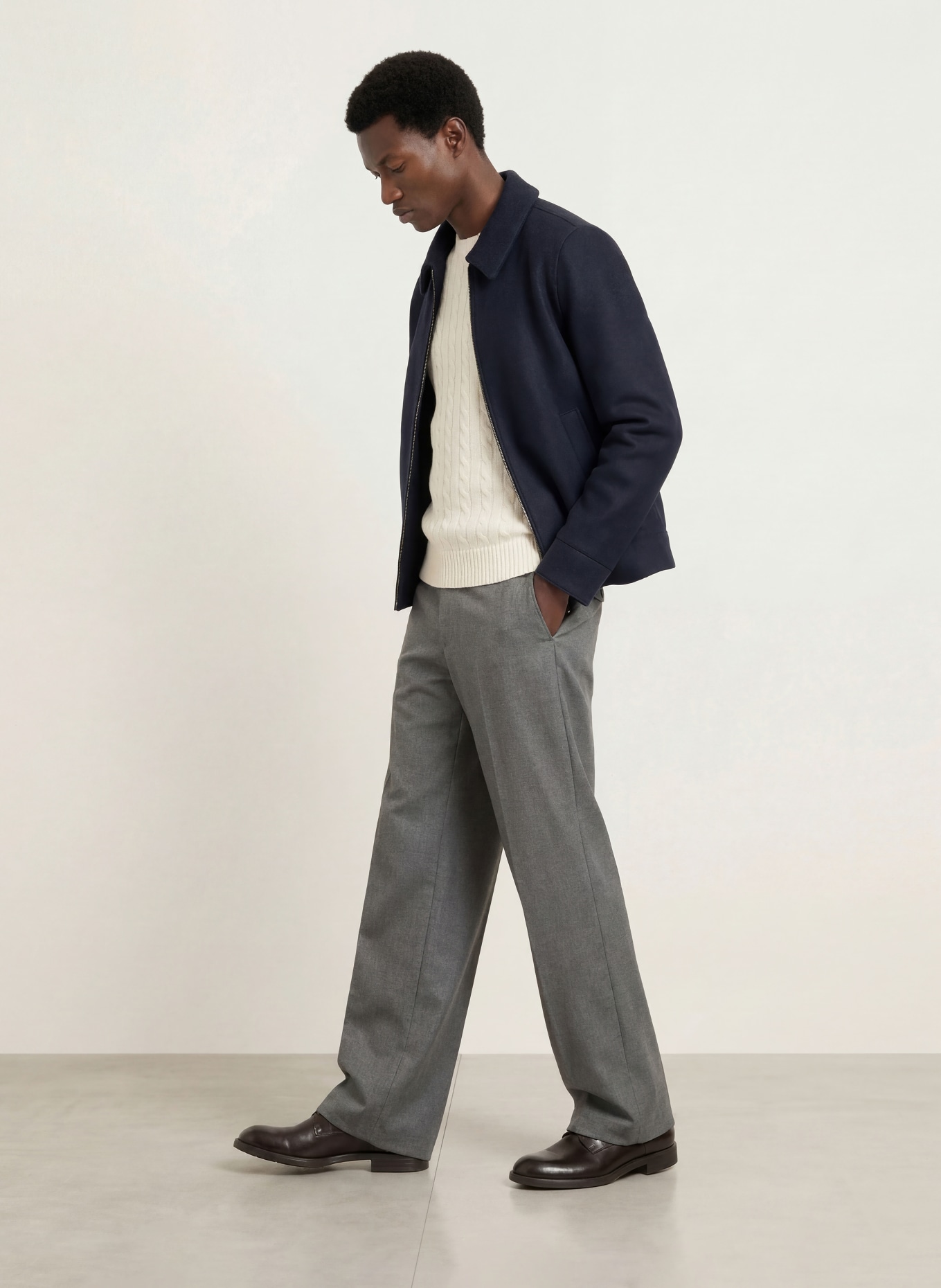 HARRIS WHARF LONDON Blouson: DUNKELBLAU