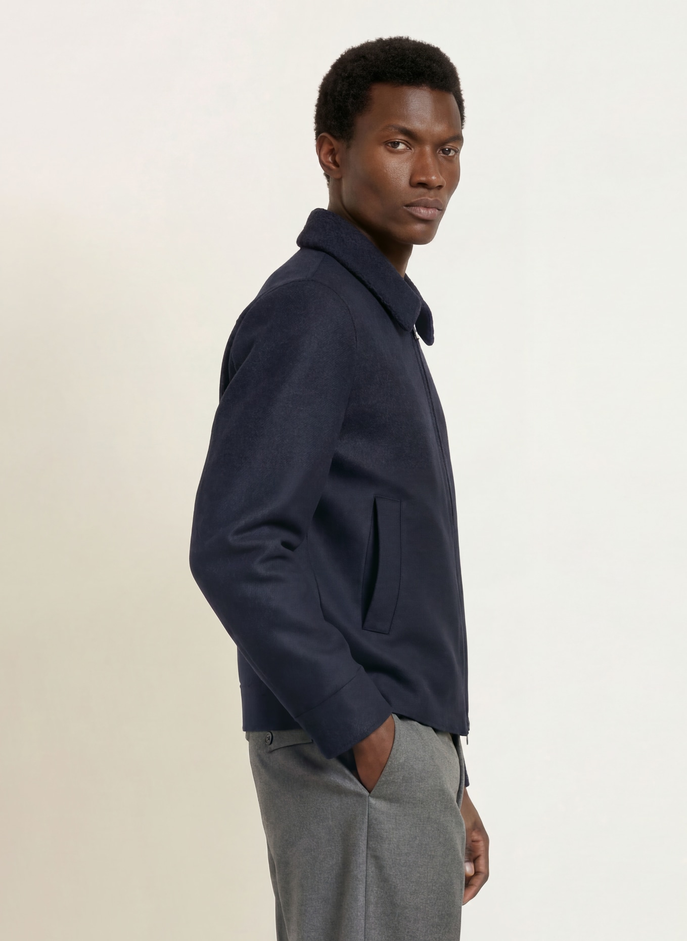 HARRIS WHARF LONDON Blouson: DUNKELBLAU
