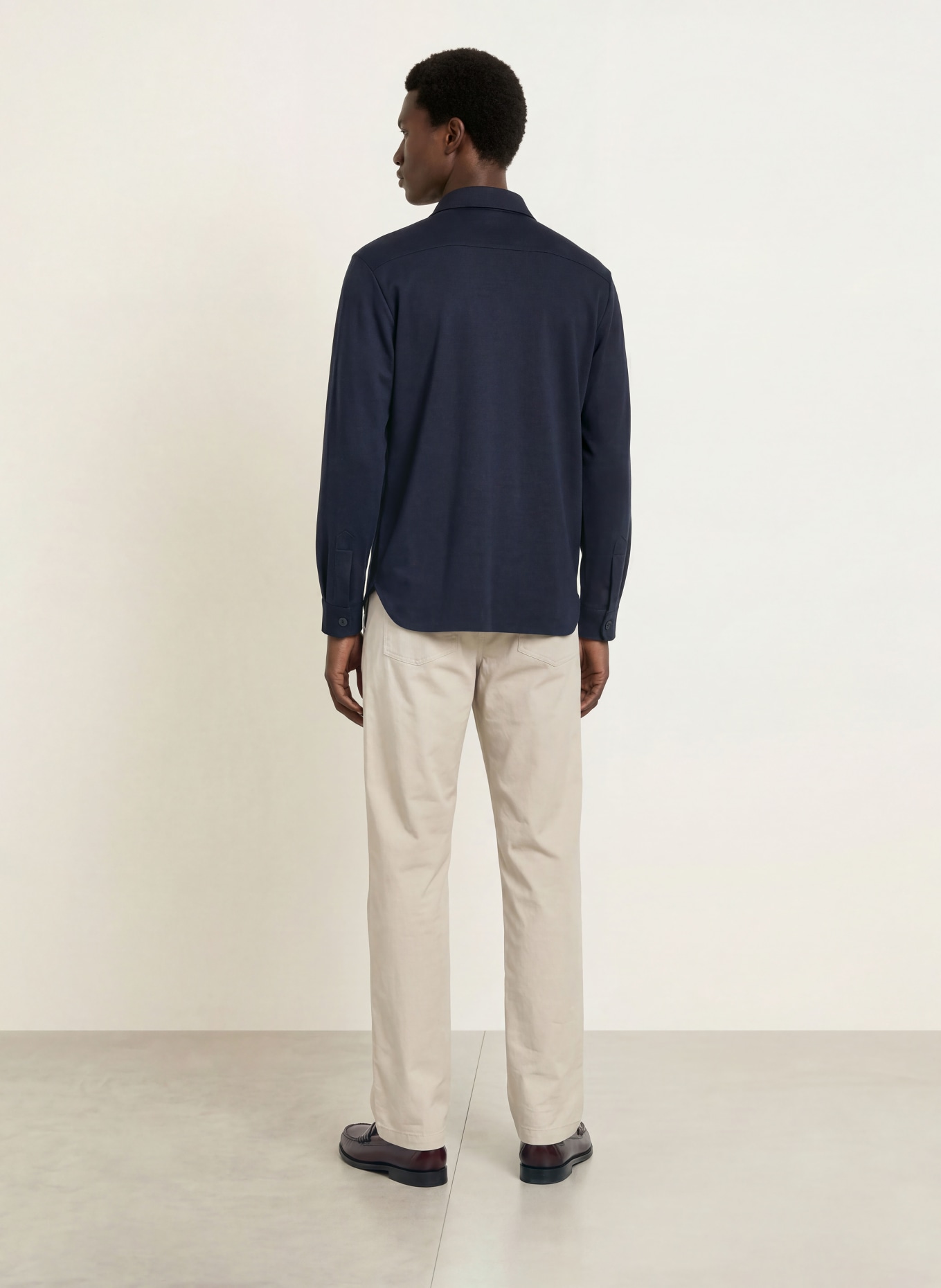 HARRIS WHARF LONDON Overjacket: DUNKELBLAU