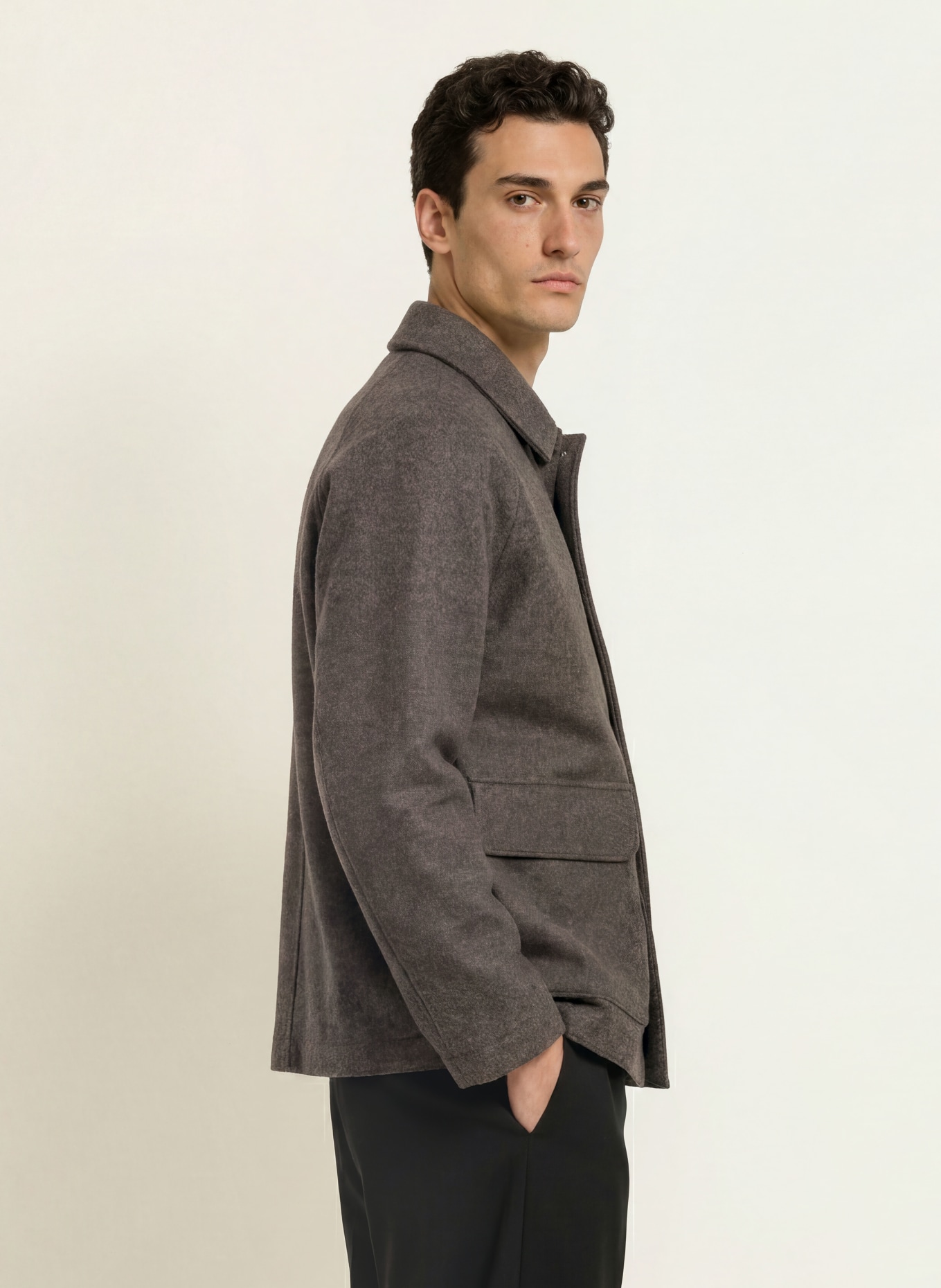 HARRIS WHARF LONDON Jacket: DARK GRAY