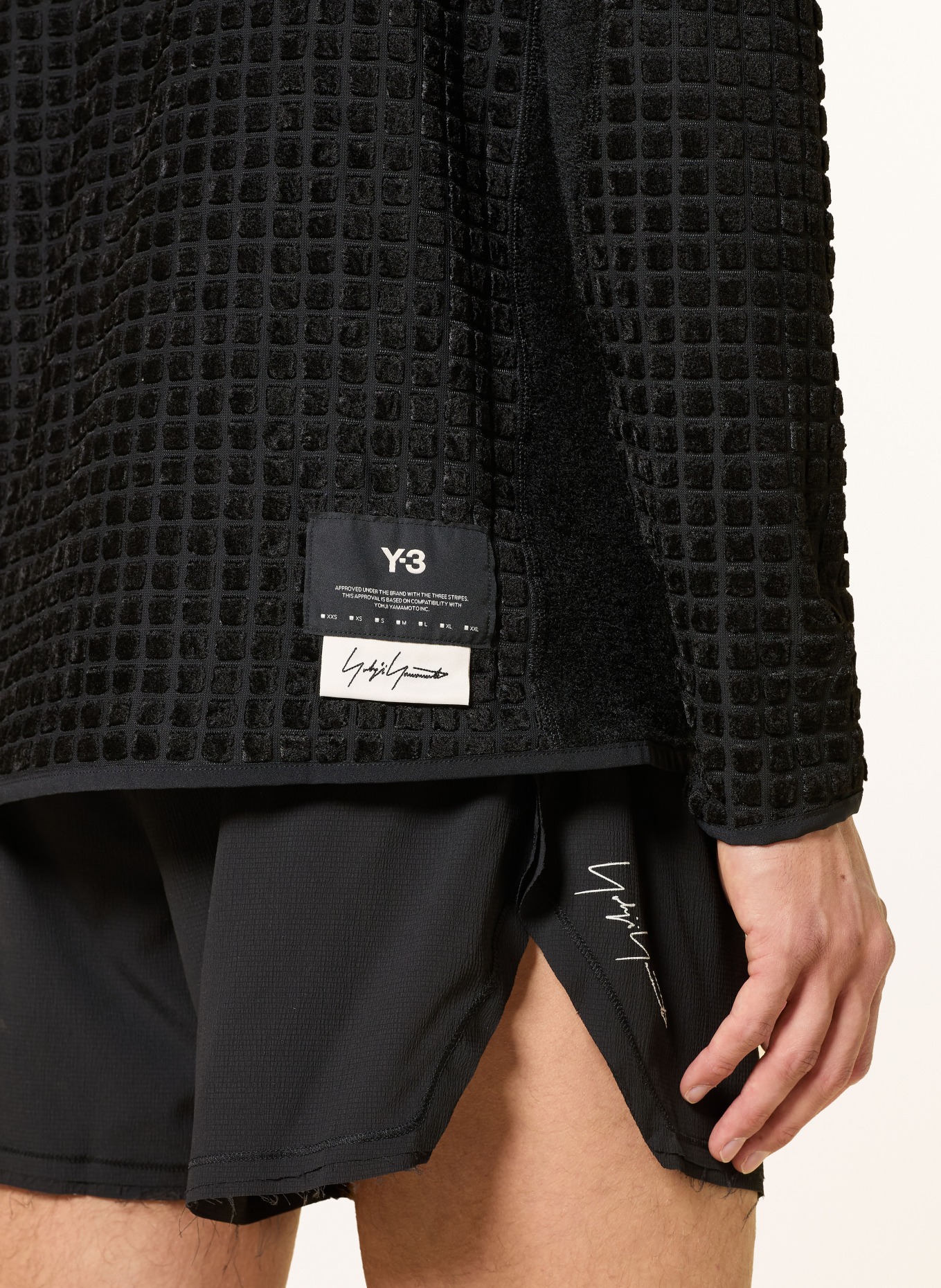 Y-3 Y-3 RUNNING Functional Shirt: BLACK